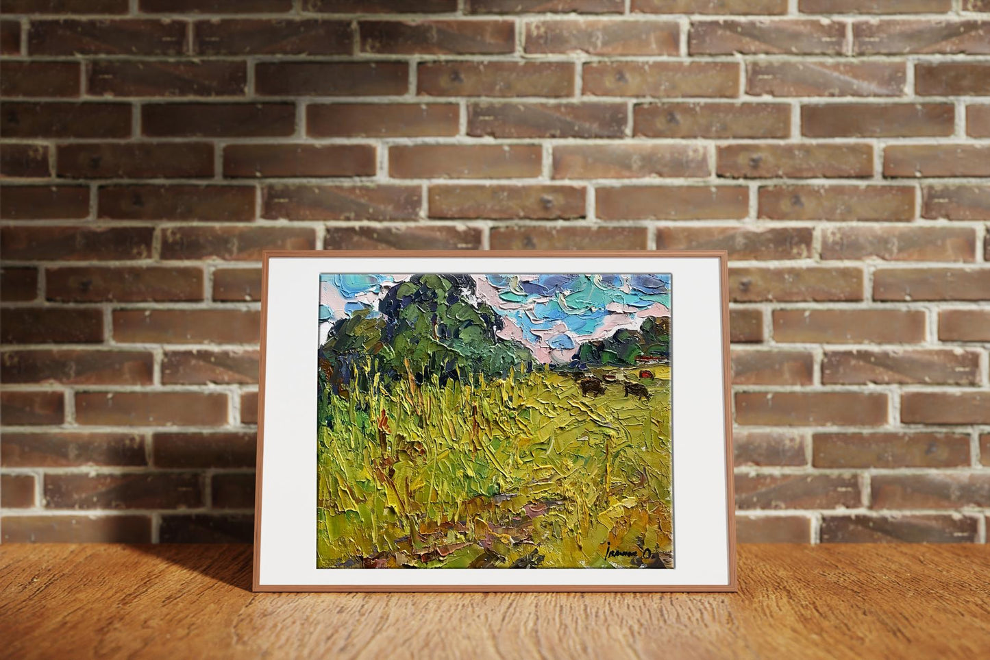 Village landscape Art