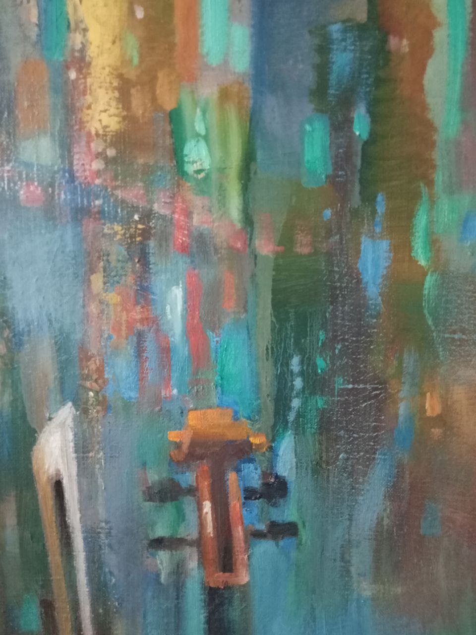 Oil painting Duet