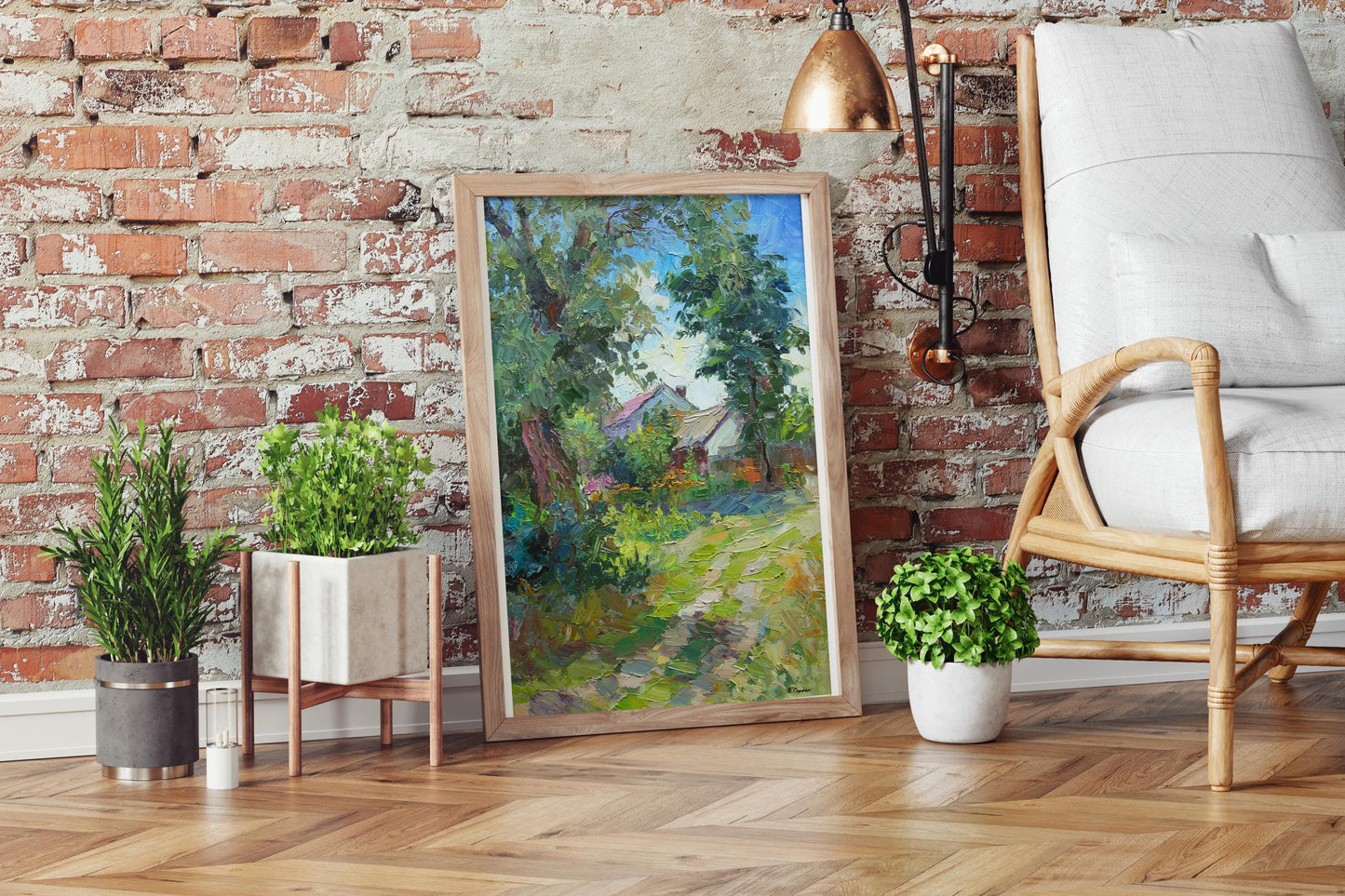 Oil painting Summer day Serdyuk Boris Petrovich №SERB 565