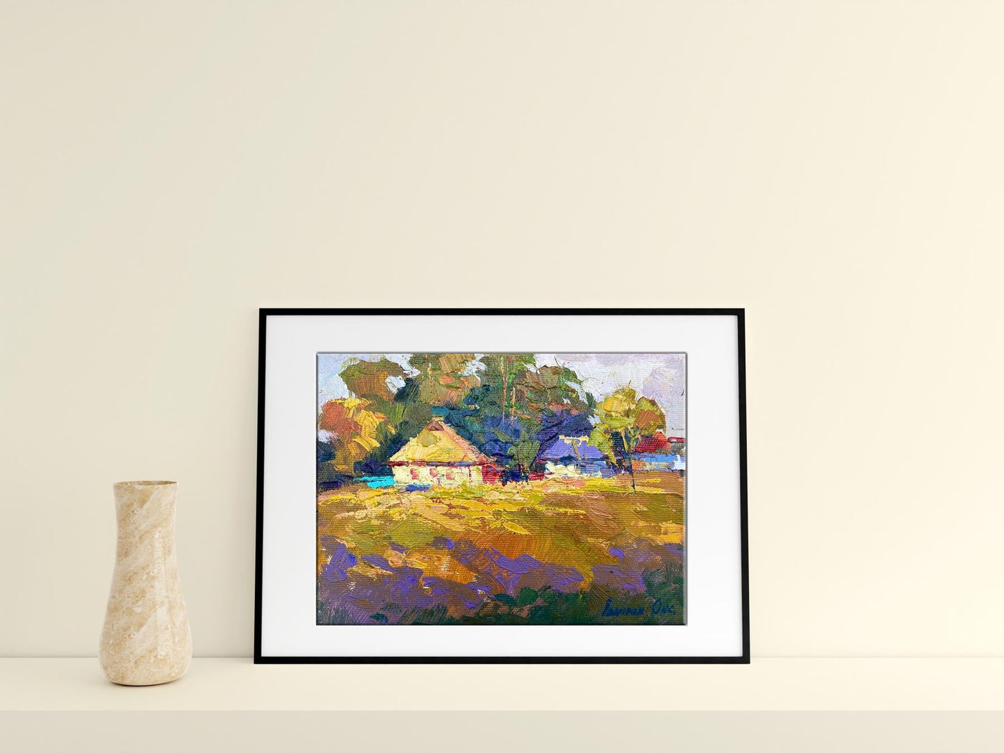 Village landscape Art