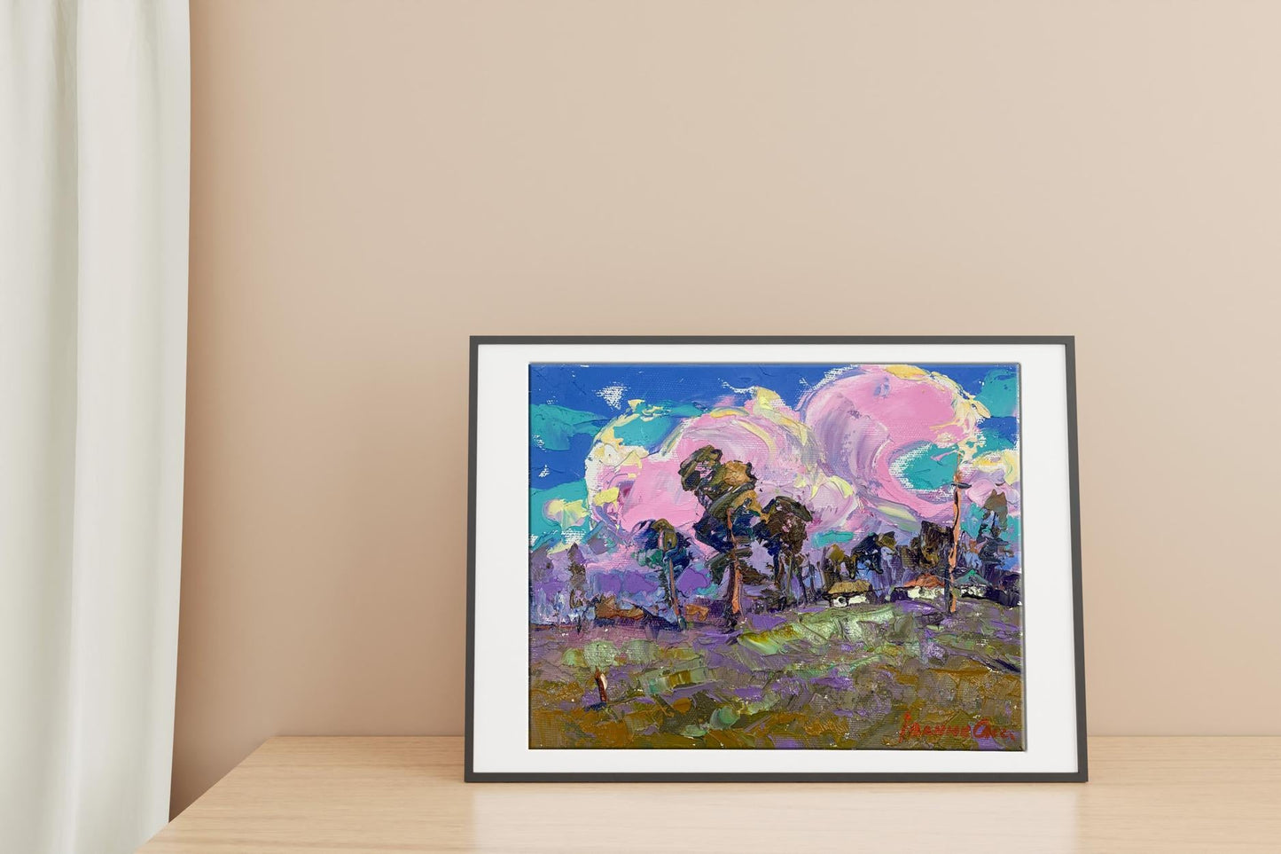 Oil painting wind