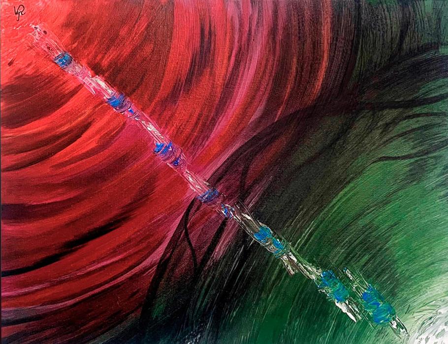 Acrylic Cosmic passion