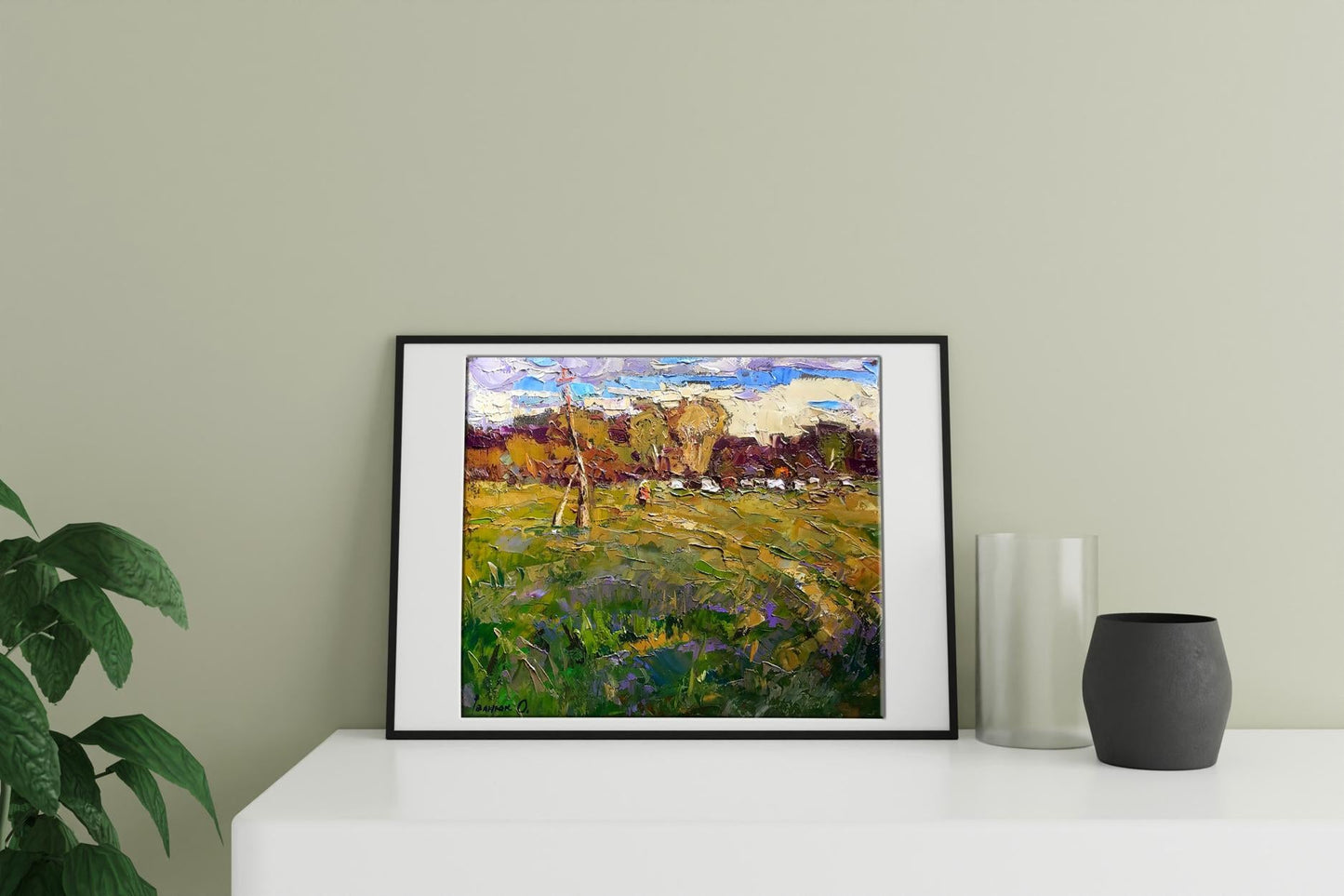 Village landscape Art