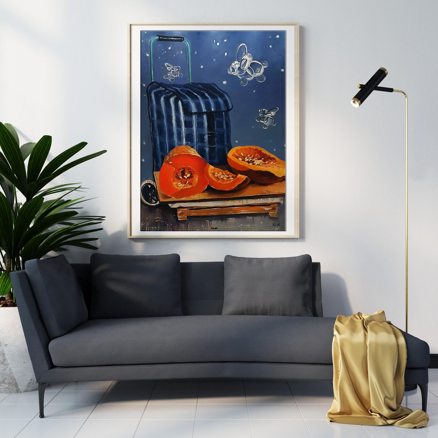 Oil painting still life