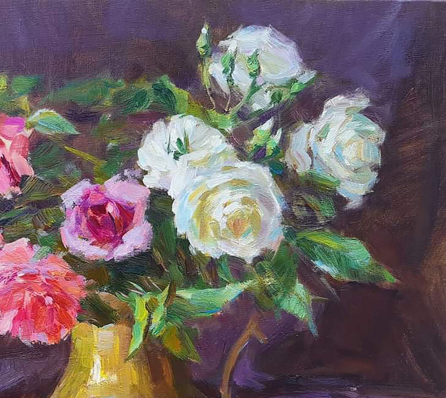 Oil painting Roses Flowers Pereta Vyacheslav