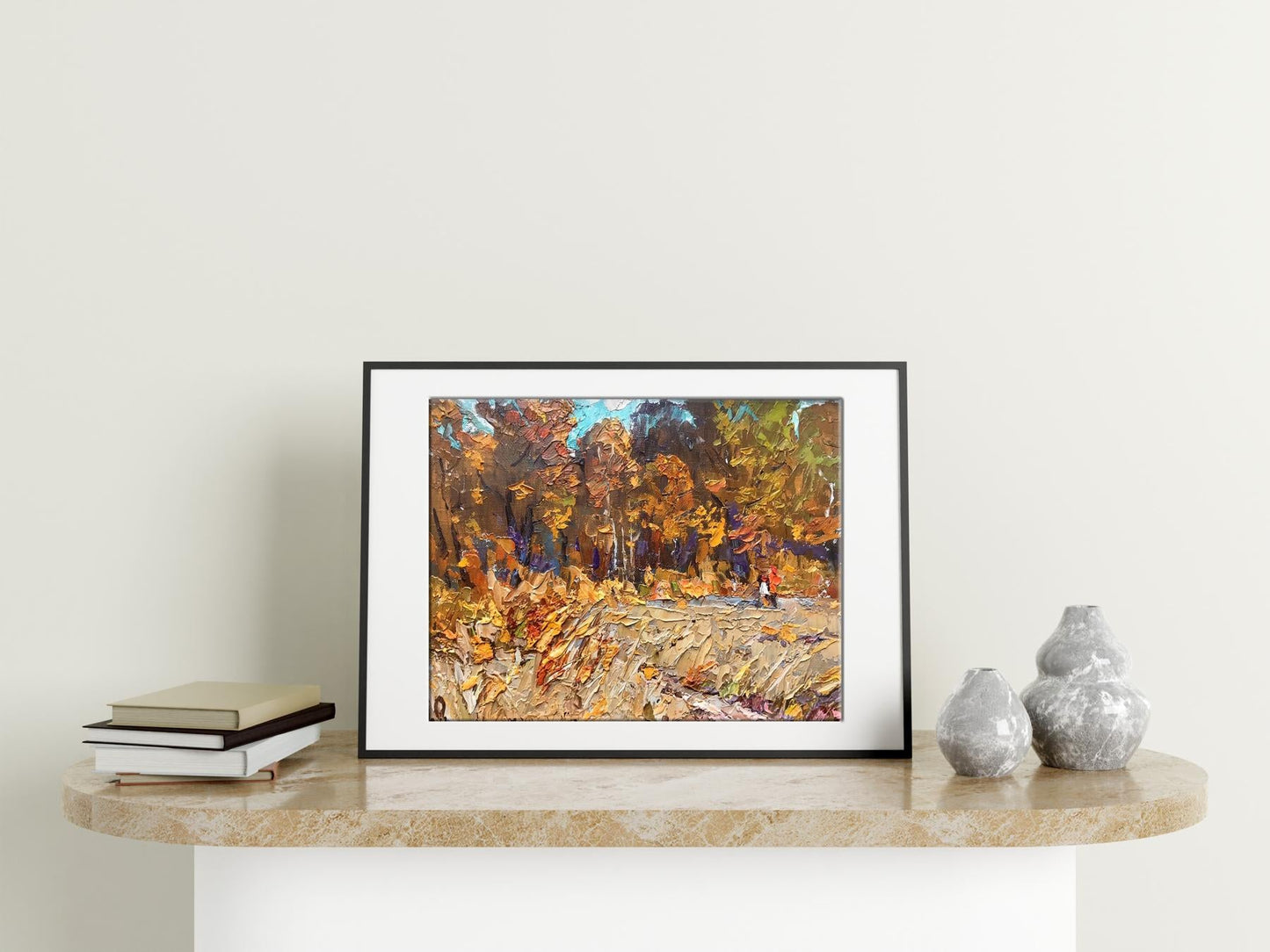 Oil painting Autumn