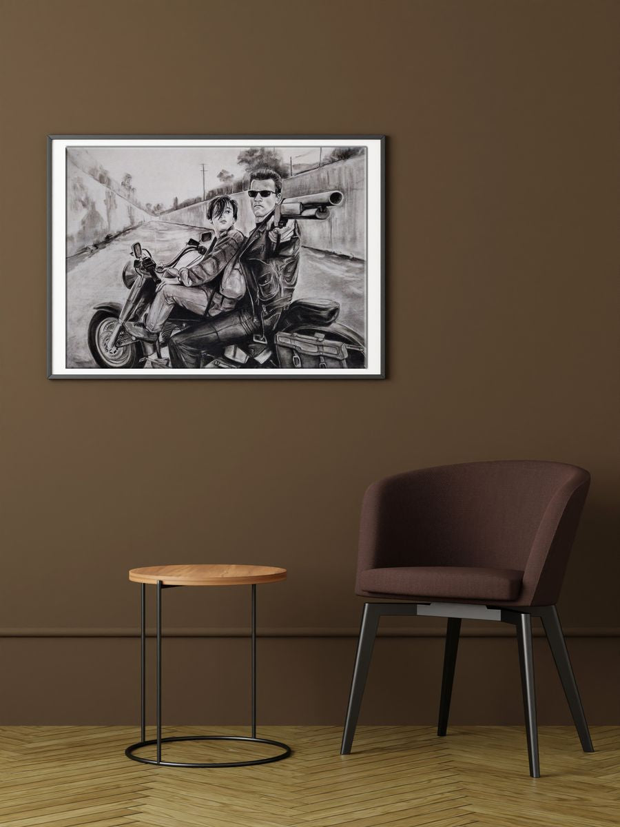 Coal painting