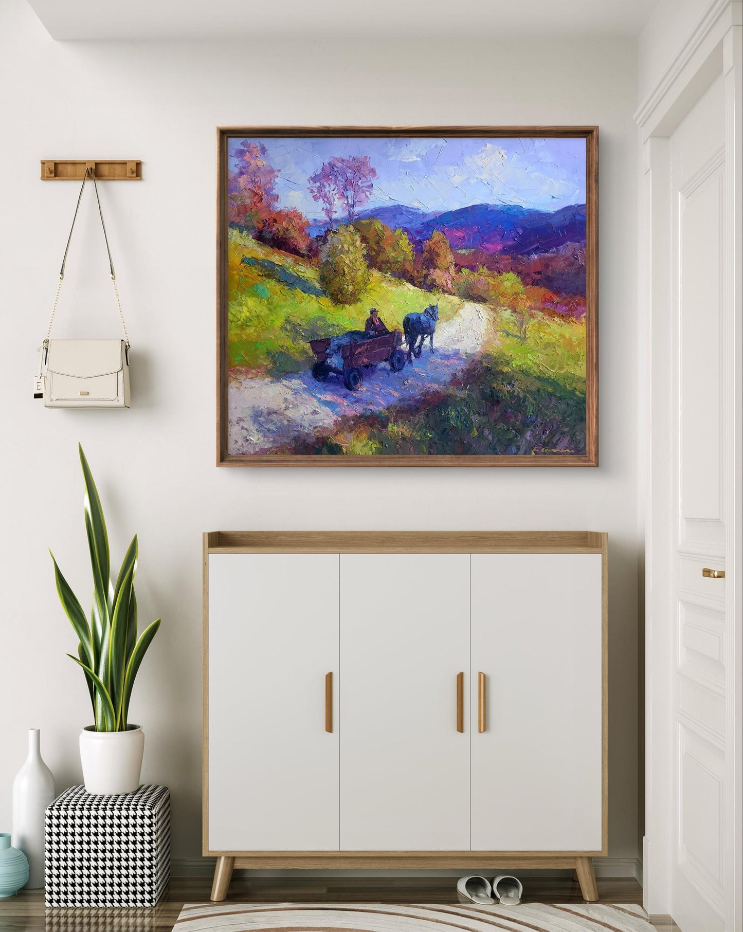 Oil painting Mountain road Boris Serdyuk