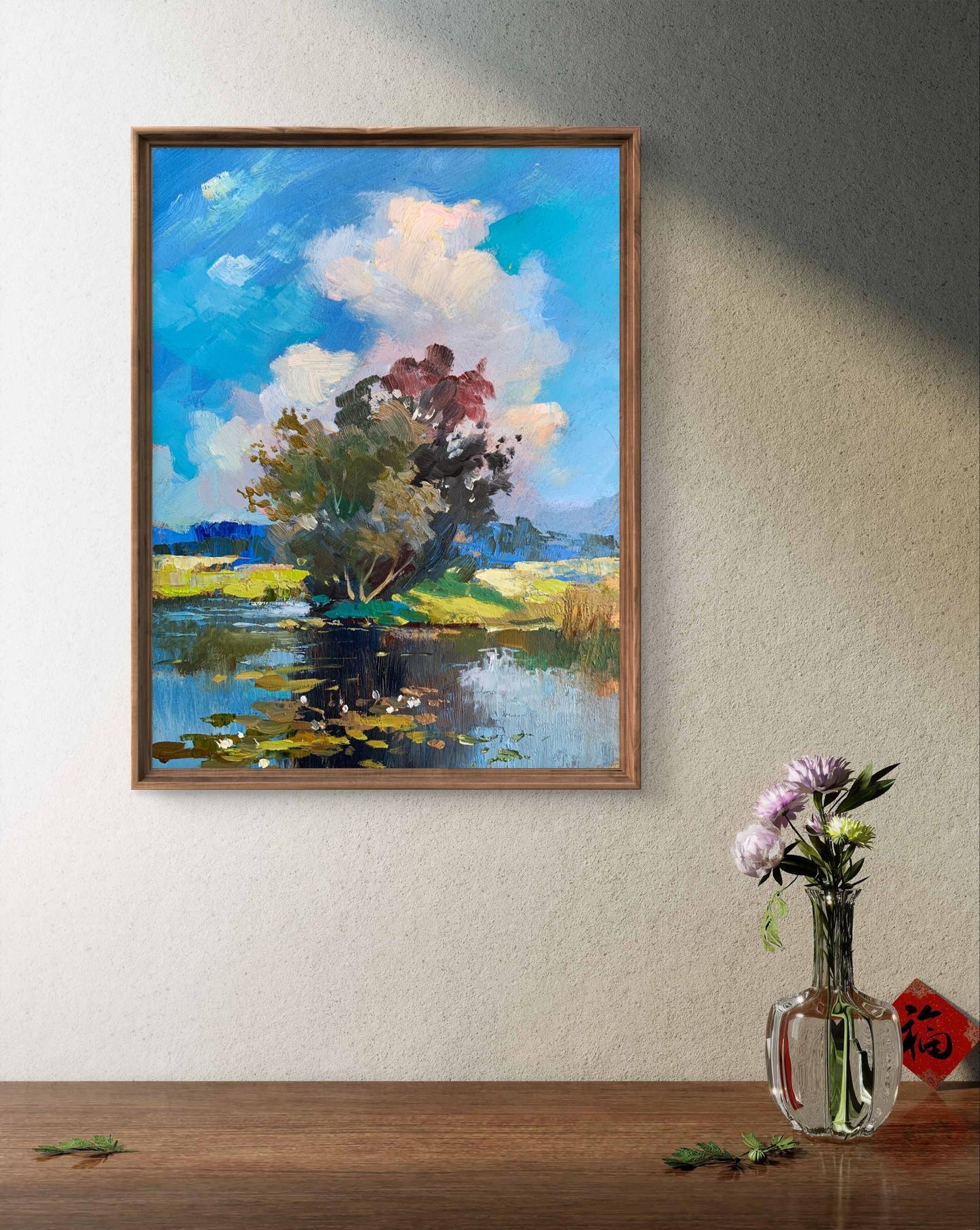 OIl painting Memory of a place in nature Yuriy Suprunchuk