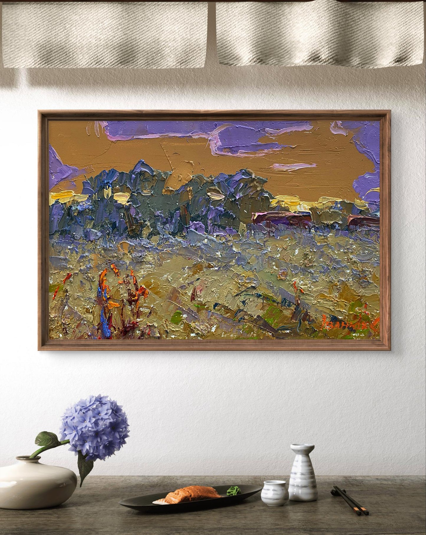 Oil painting In the steppes Oleksiy Ivanyuk