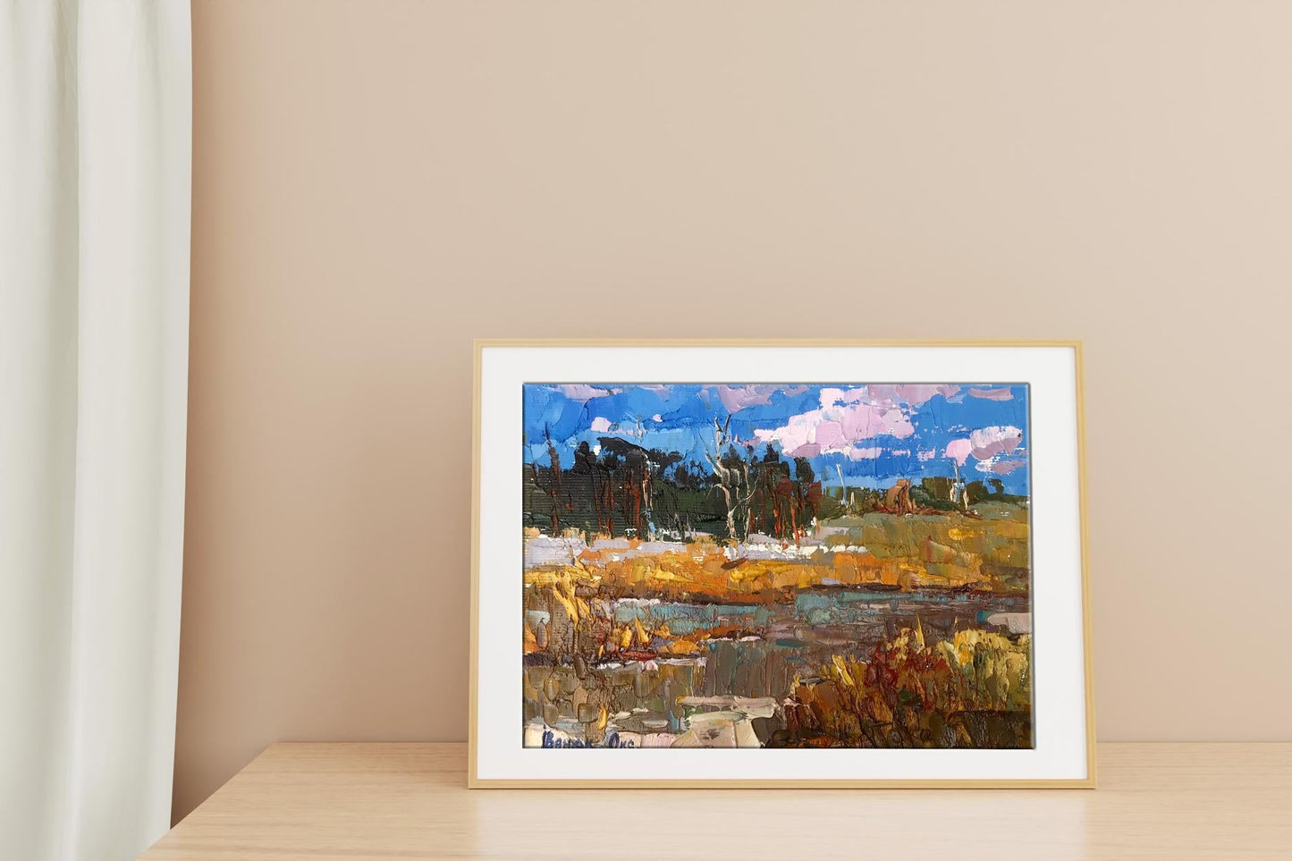 Oil painting Spring