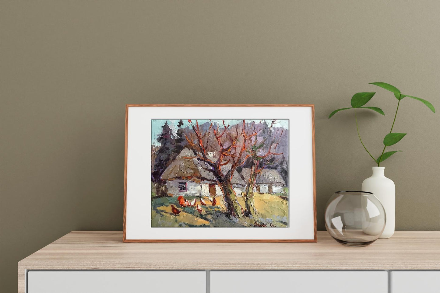 Village landscape Art