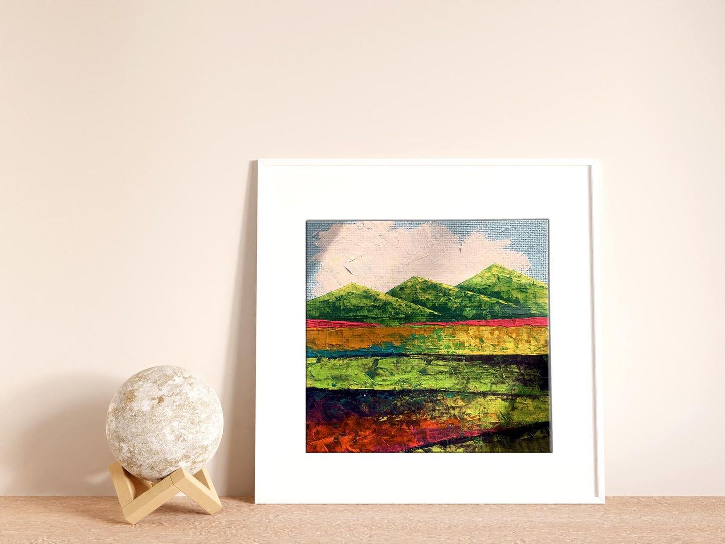 Oil painting In the summer mountains Zadorozhnya V. V.