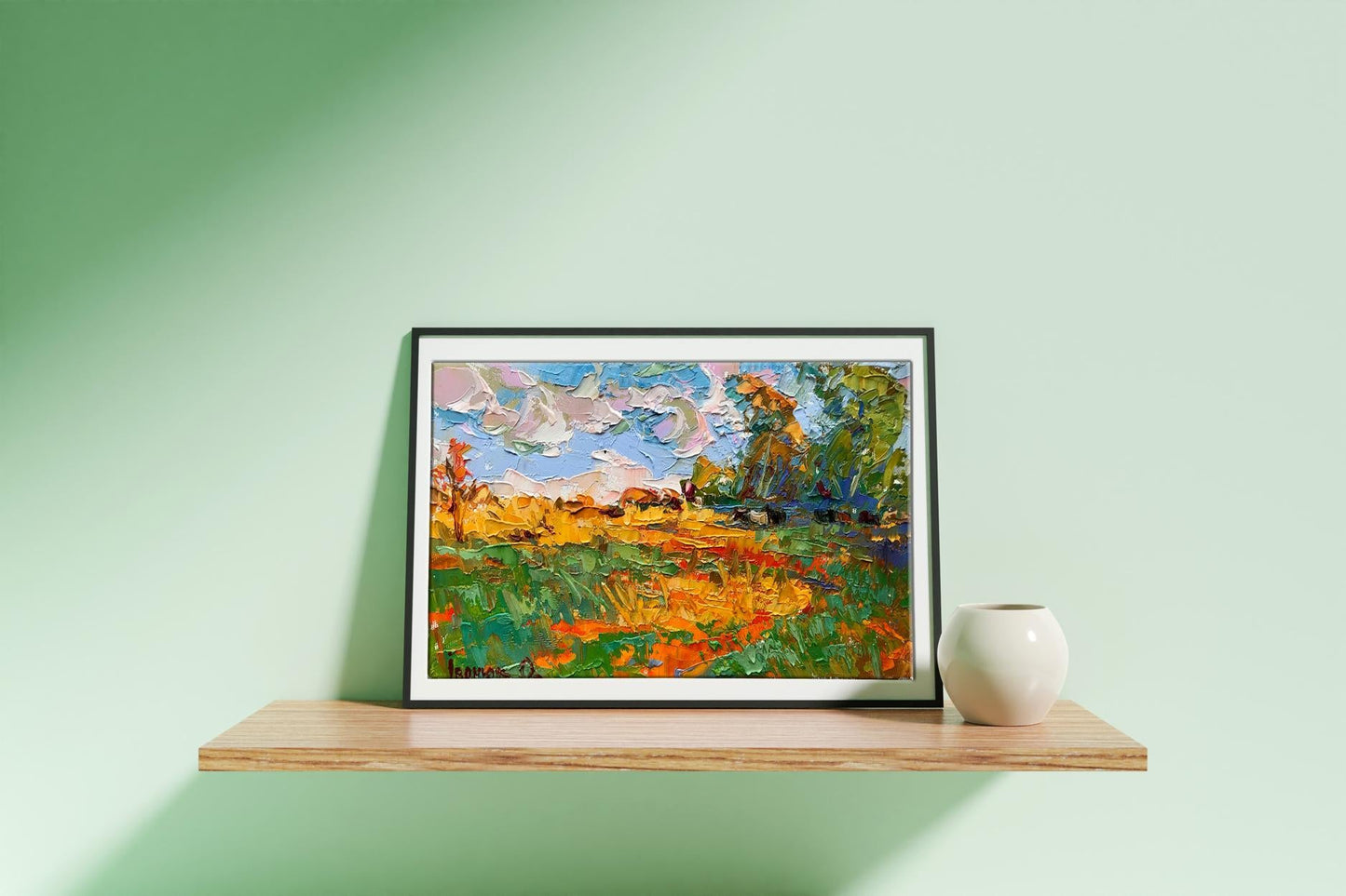 Village landscape Art