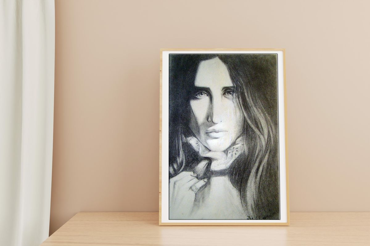 Coal painting