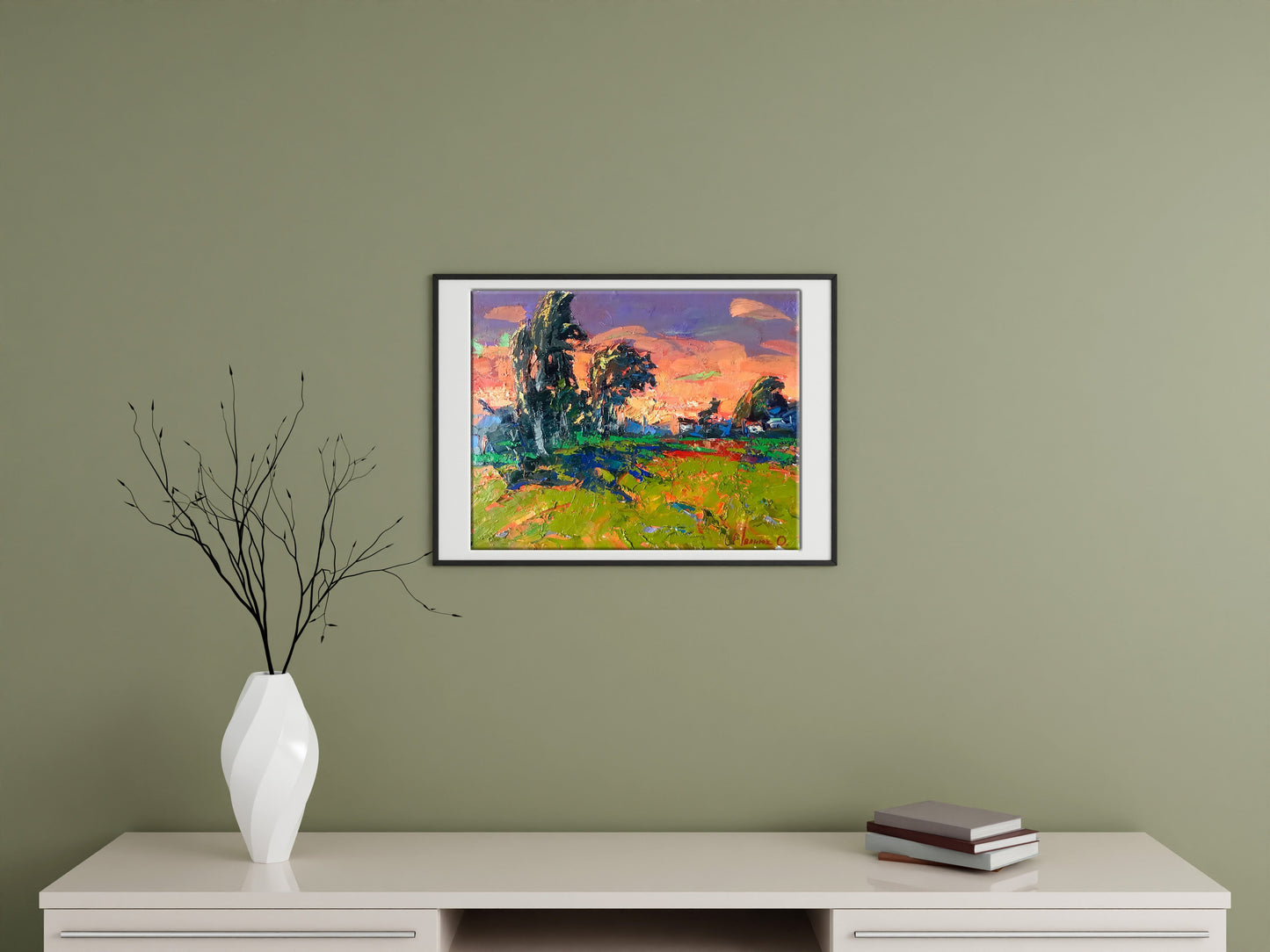 Village landscape Art