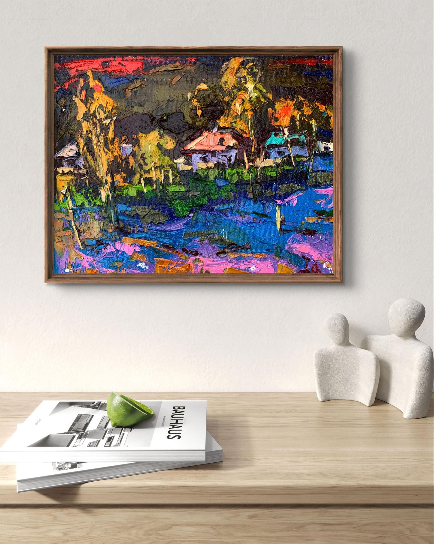 Oil painting Night has come Ivanyuk Oleksiy