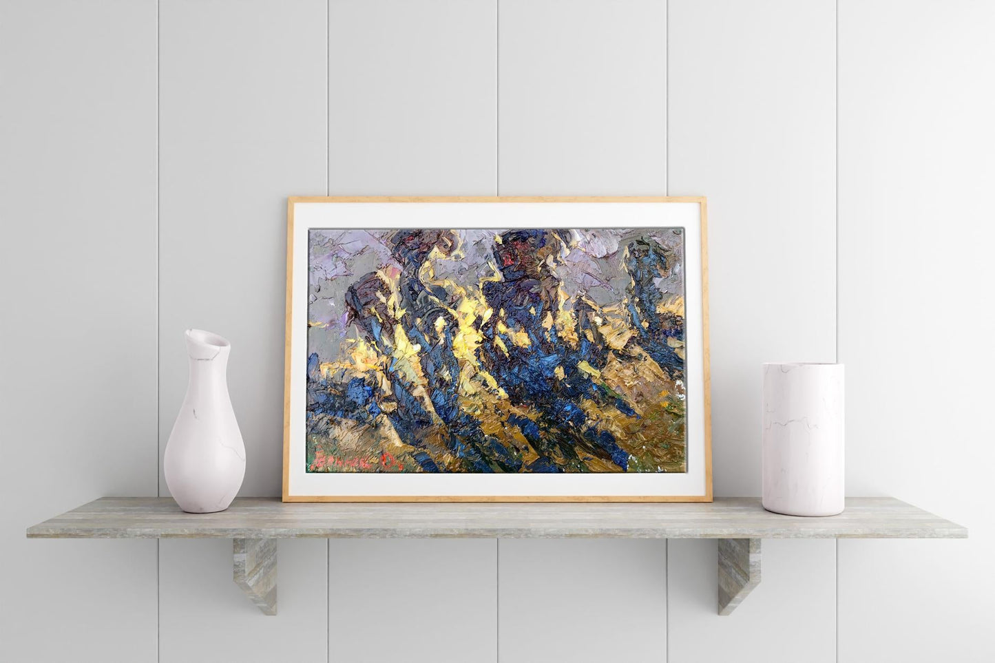 Village landscape Art