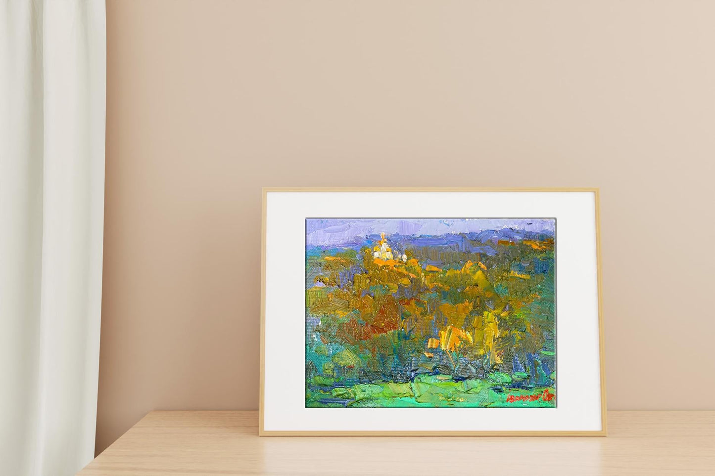 Village landscape Art