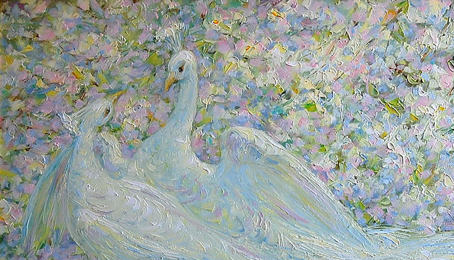 Oil painting Spring Landscape