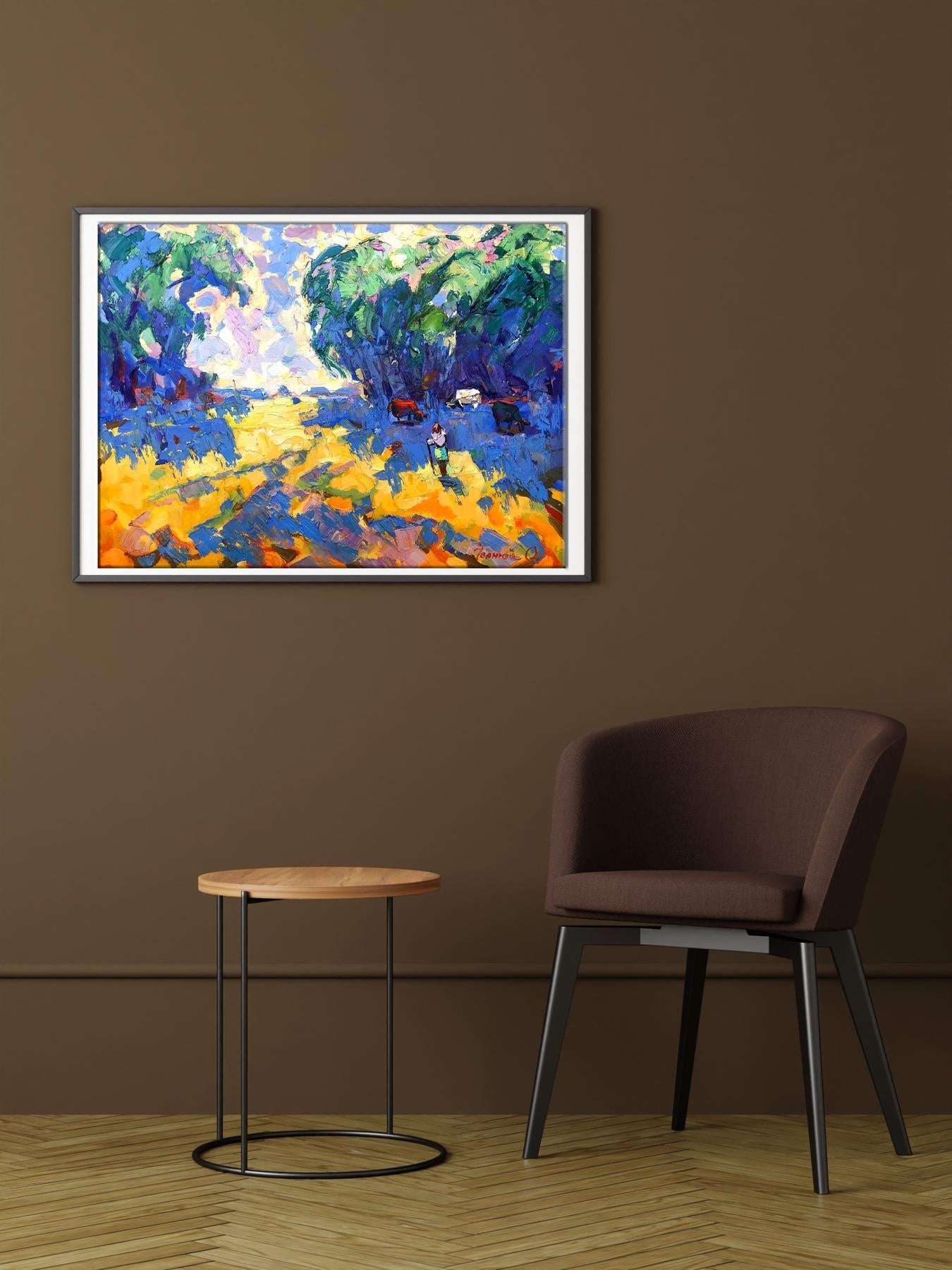 Village landscape Art