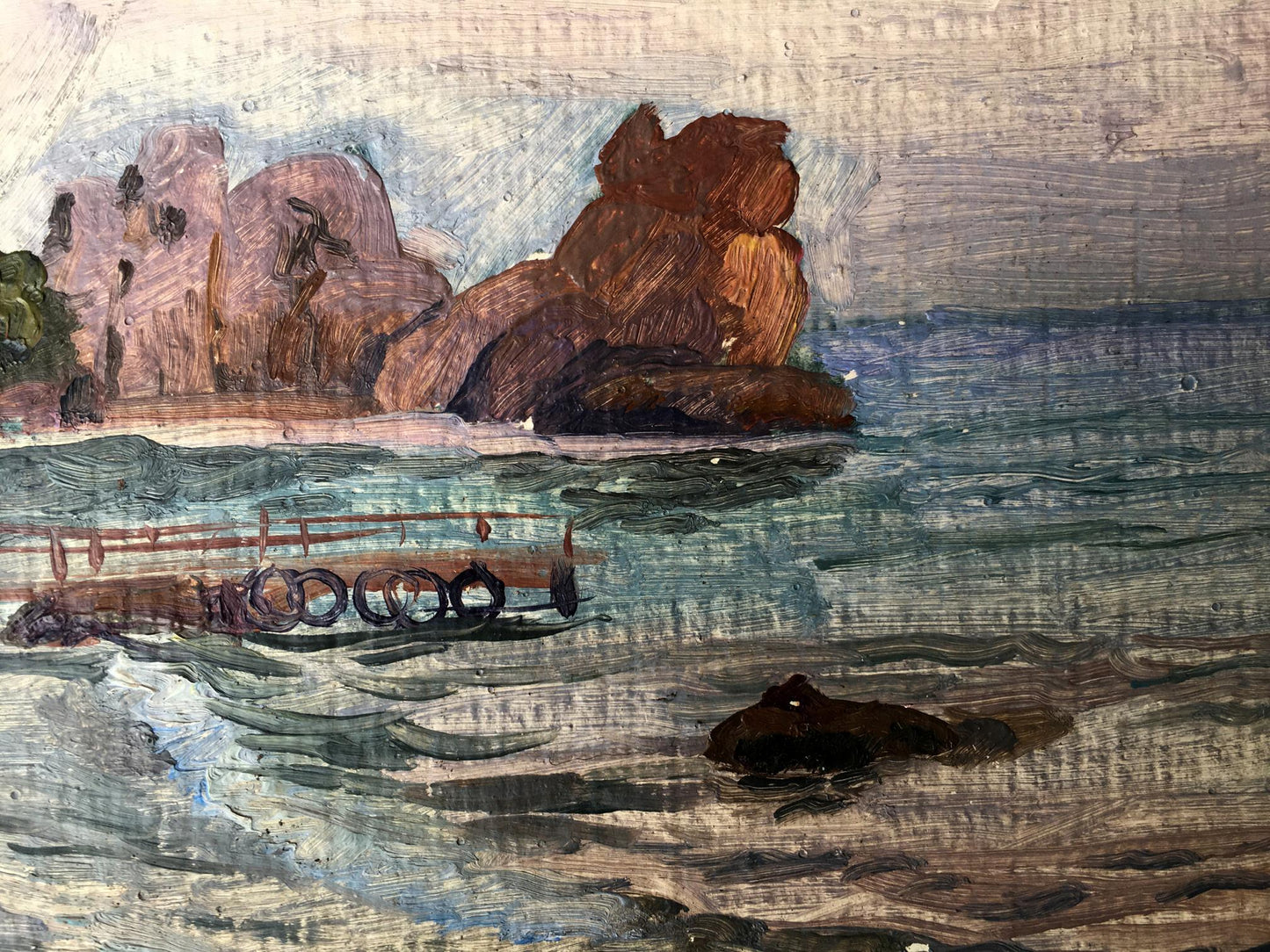 Oil painting Morning in Gurzuf Batrakov Vladimir Grigorievich