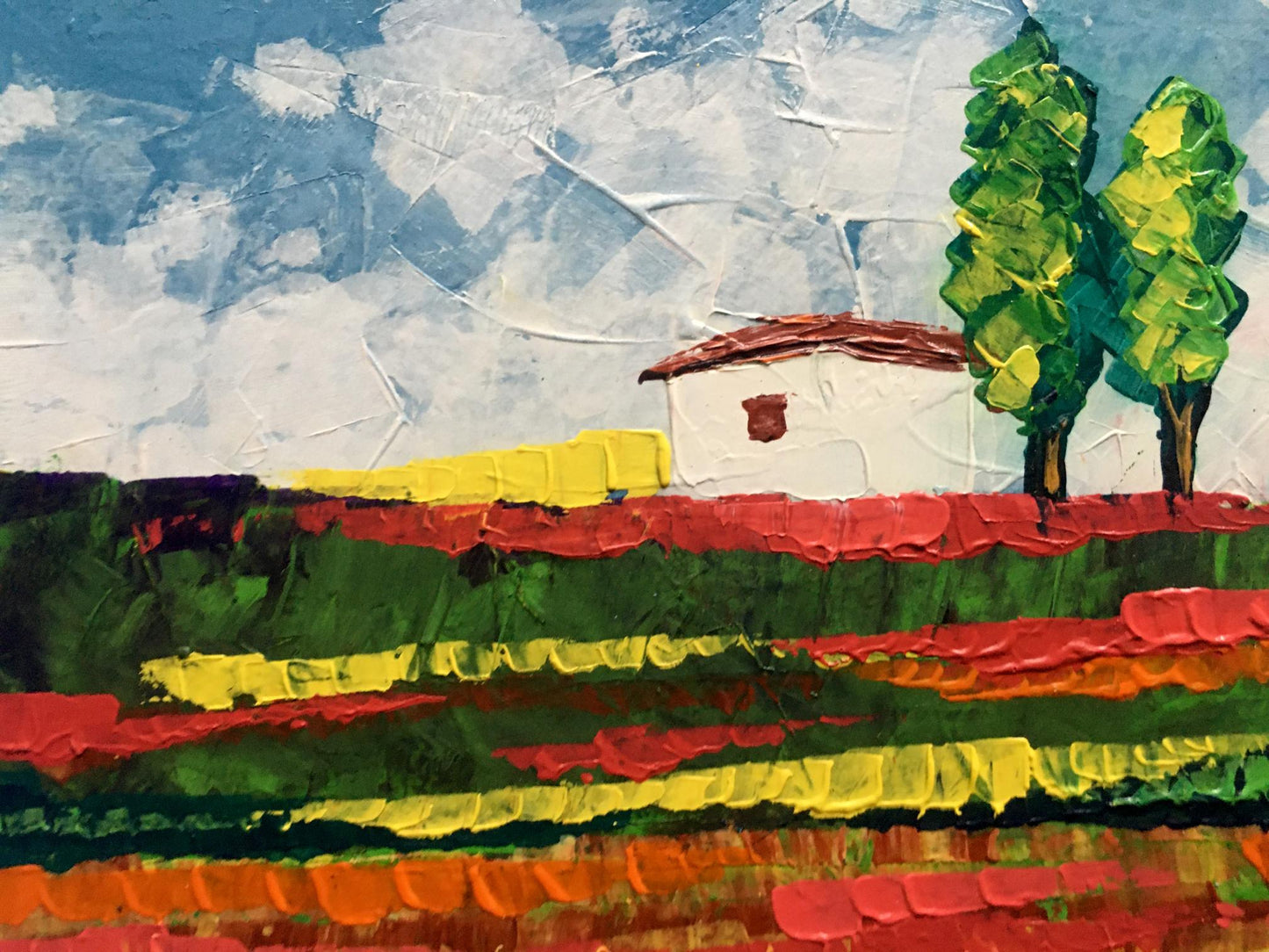 Oil painting Somewhere in the field Zadorozhnya V. V.