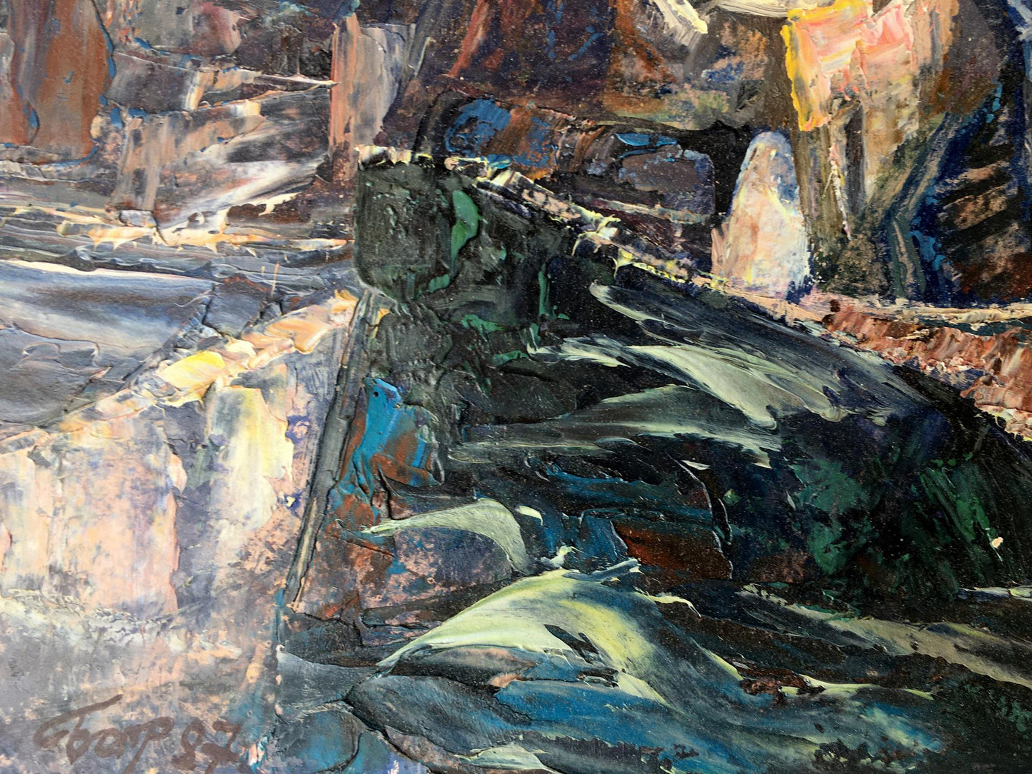 Oil painting Greece Batrakov Vladimir Grigorievich