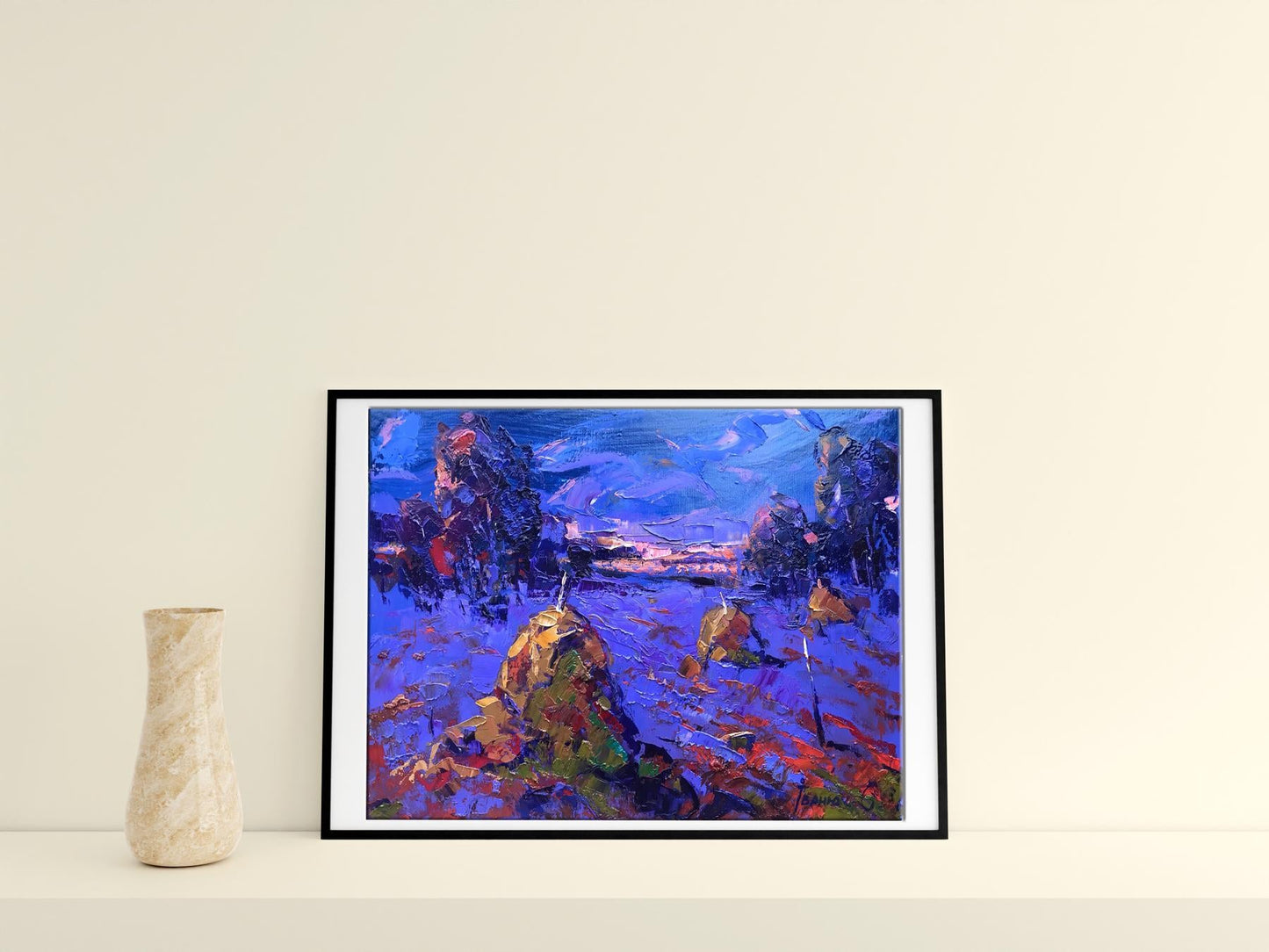 Village landscape Art