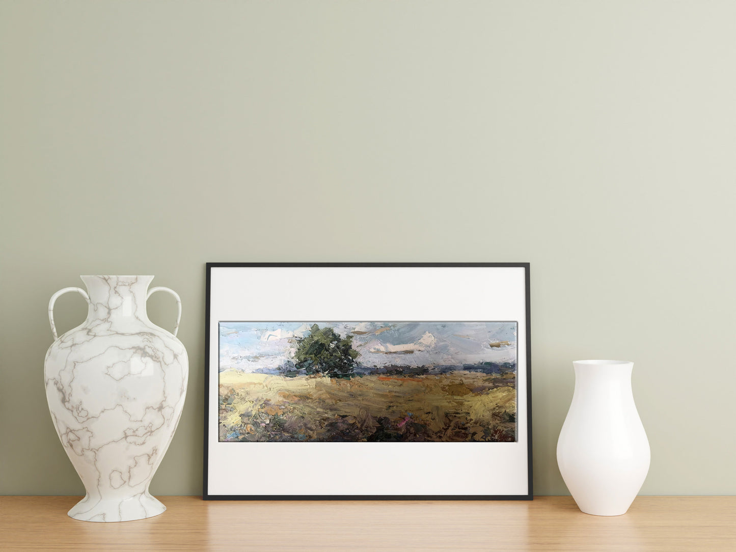 Oil painting wind field