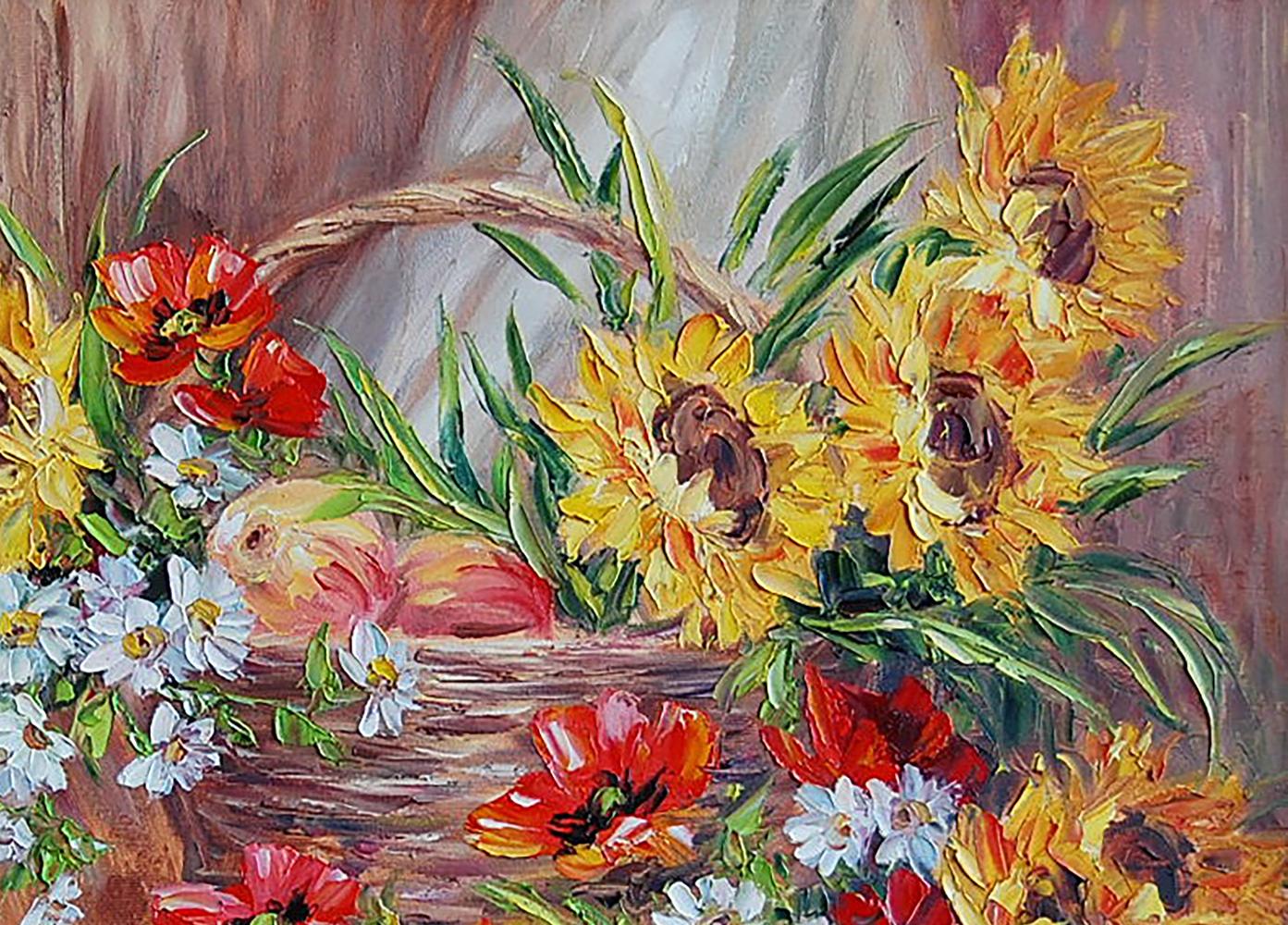Oil painting fruit still life