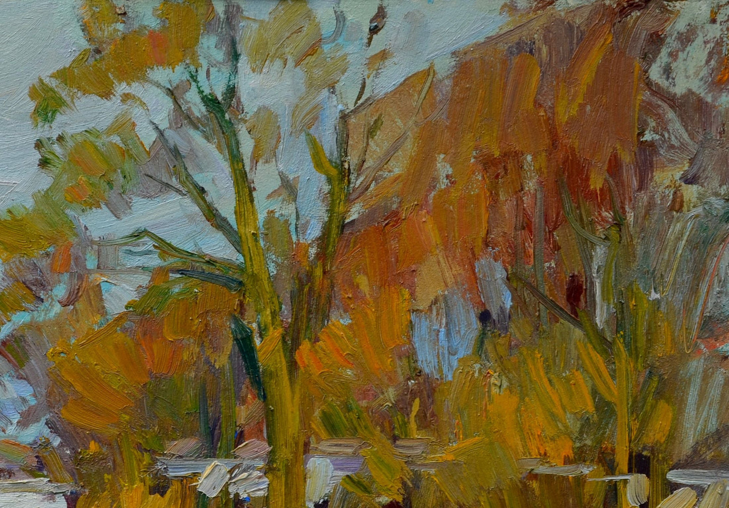 Oli painting Nature Landscape Pereta Vyacheslav