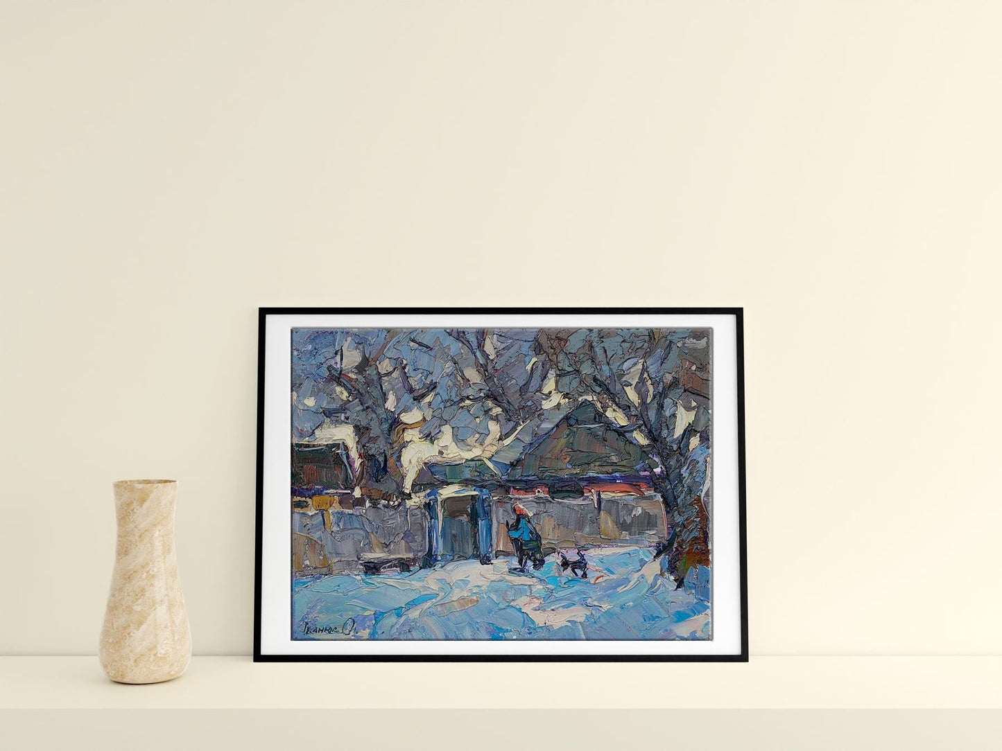 Village landscape Art