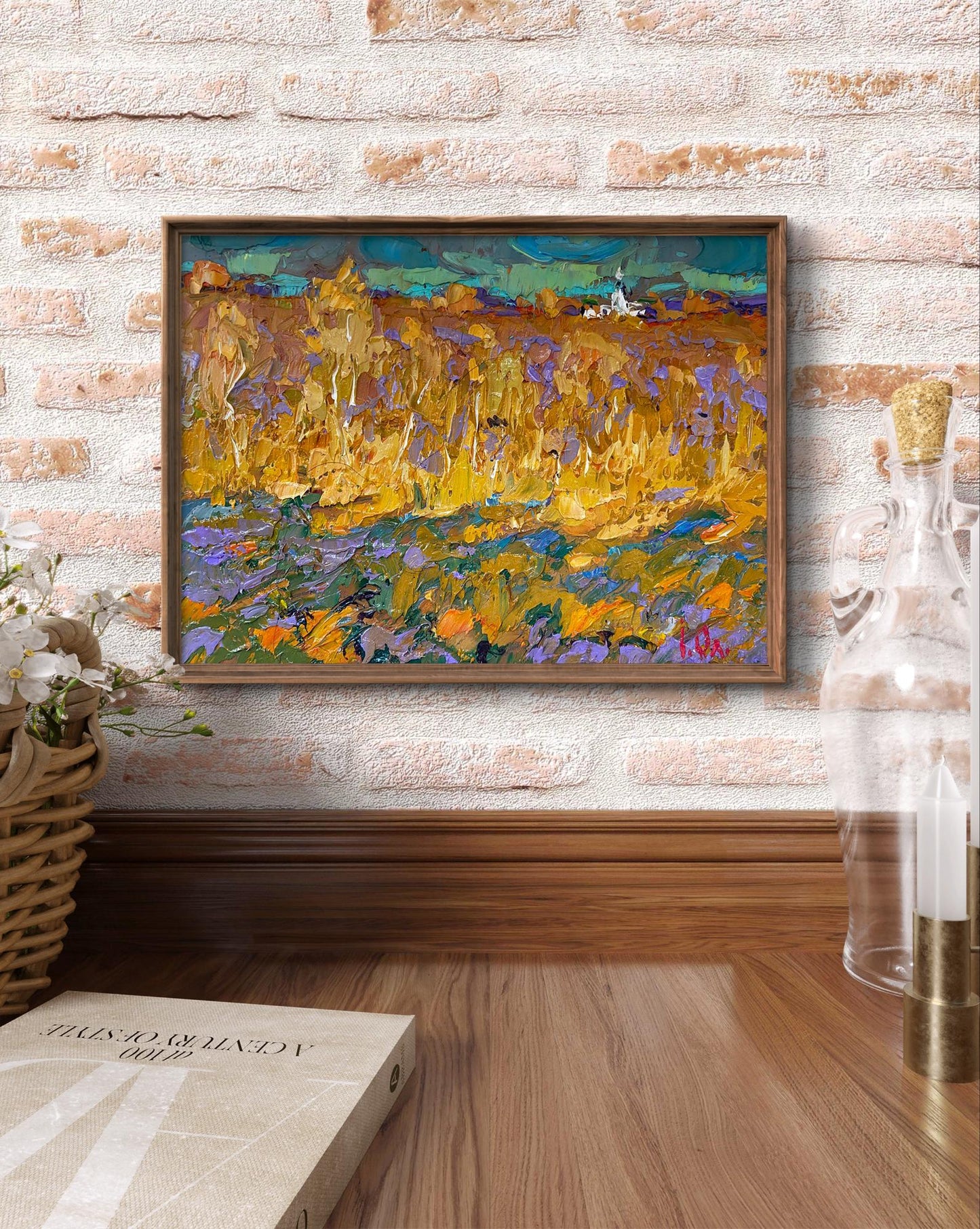 Oil painting Autumn distance Oleksiy Ivanyuk