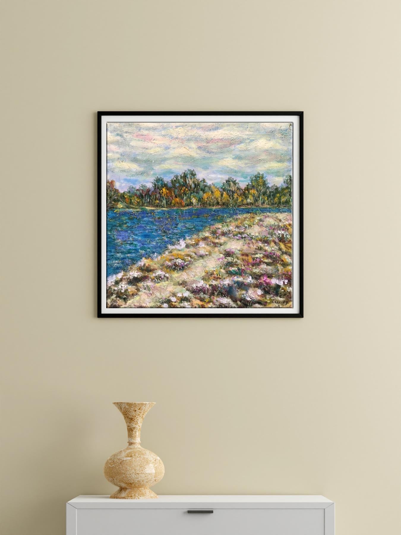oil painting landscape room decor
