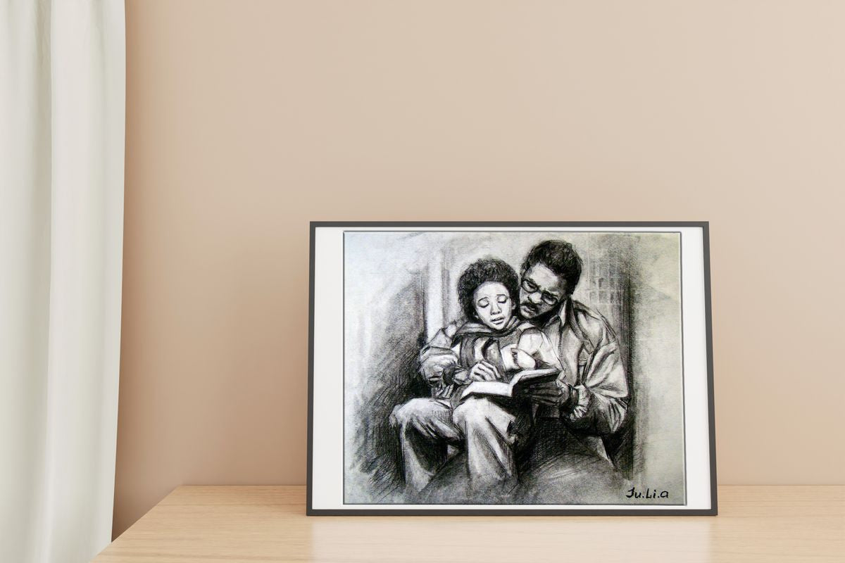 Coal painting Portraits