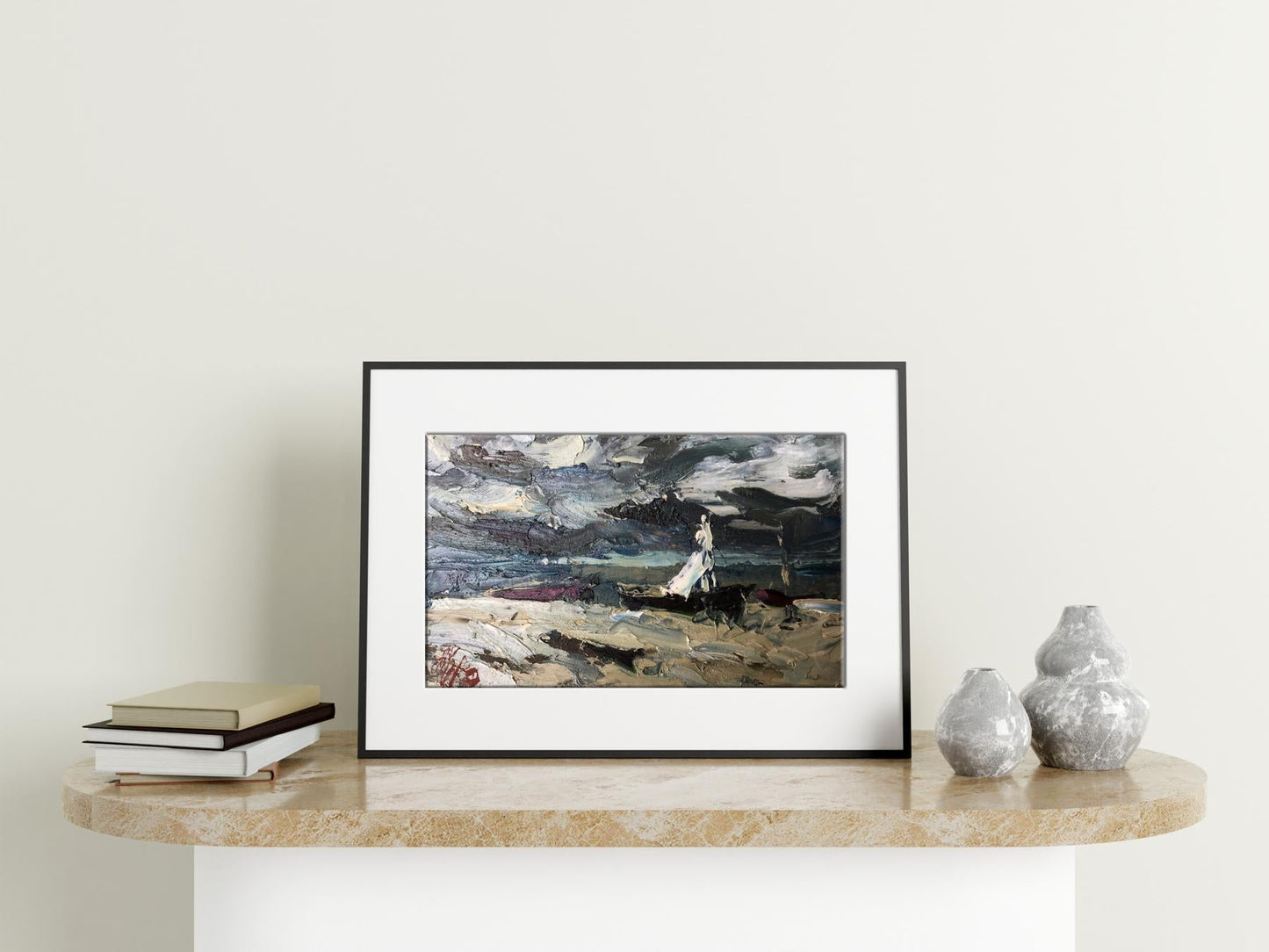 Oil painting storm