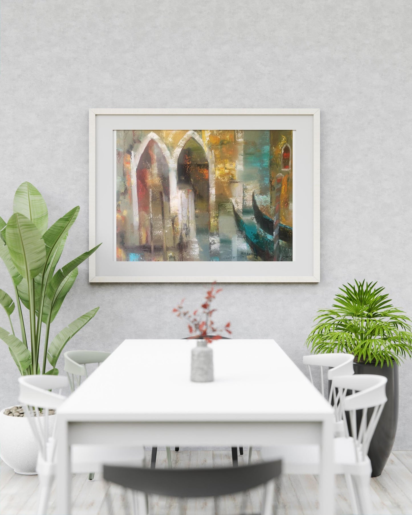 Abstract oil painting Venice canals Anatoly Tarabanov