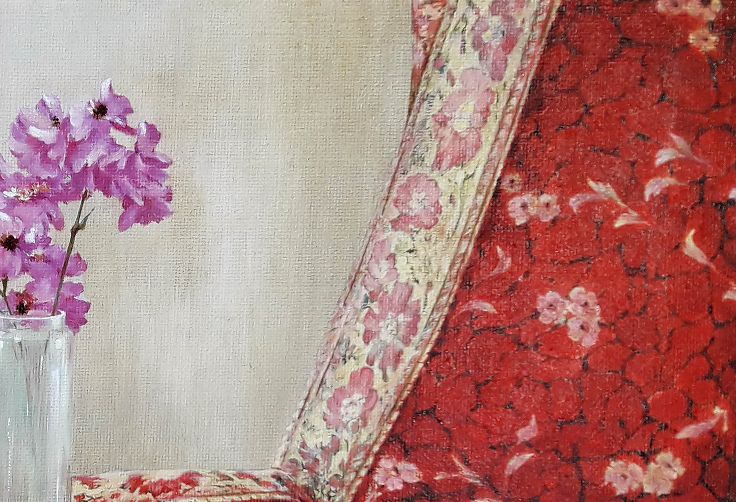 Oil painting Sakura blossoms Korkishko Vasily