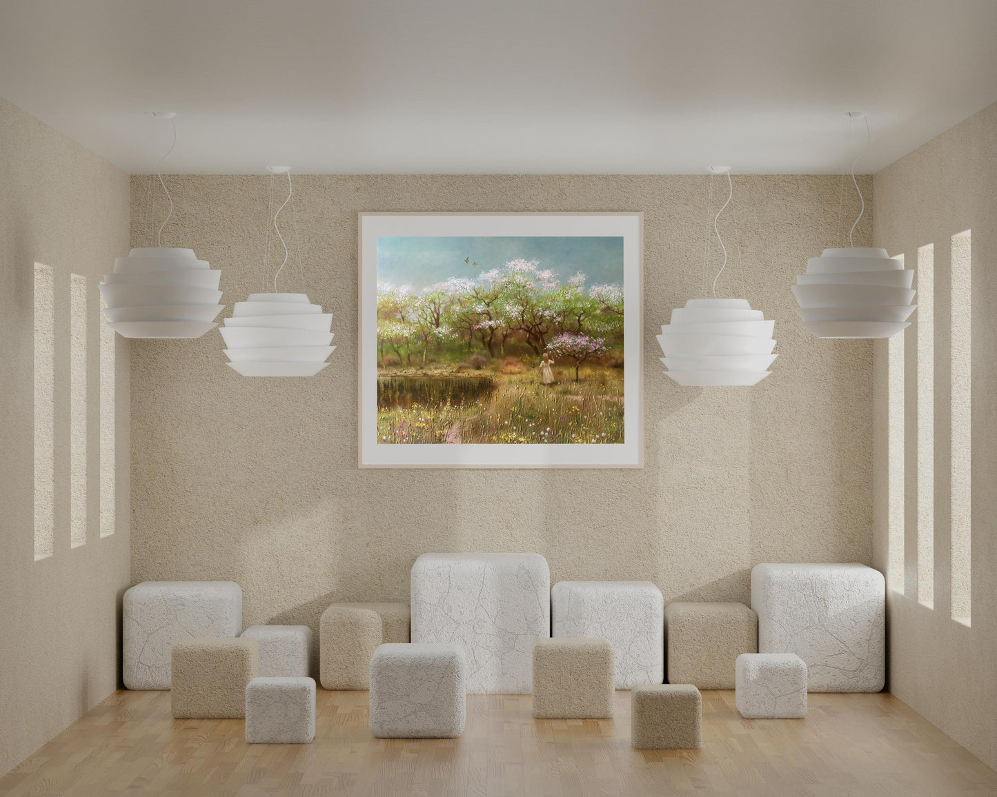Oil painting Spring