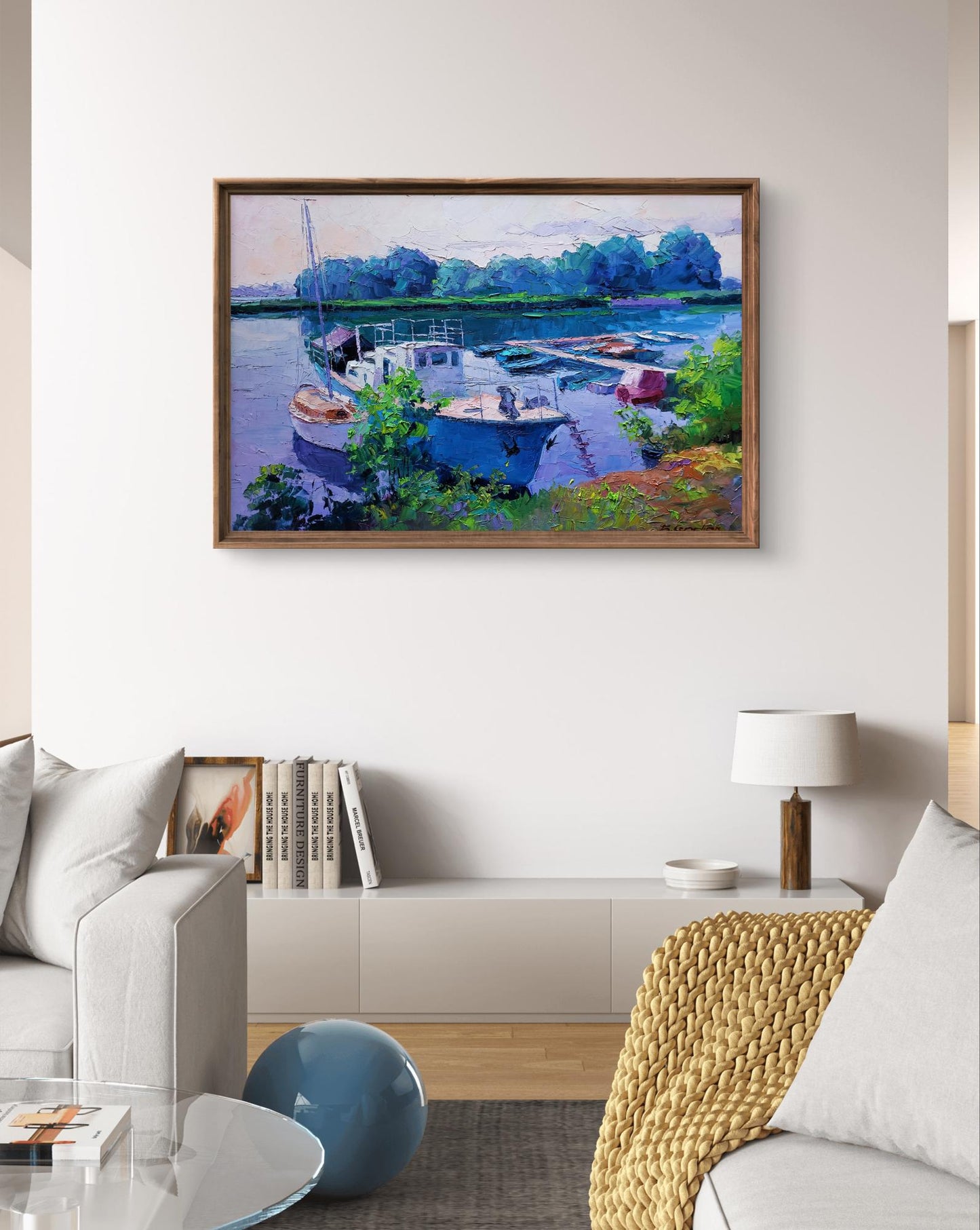 Oil painting Ferry Boris Serdyuk