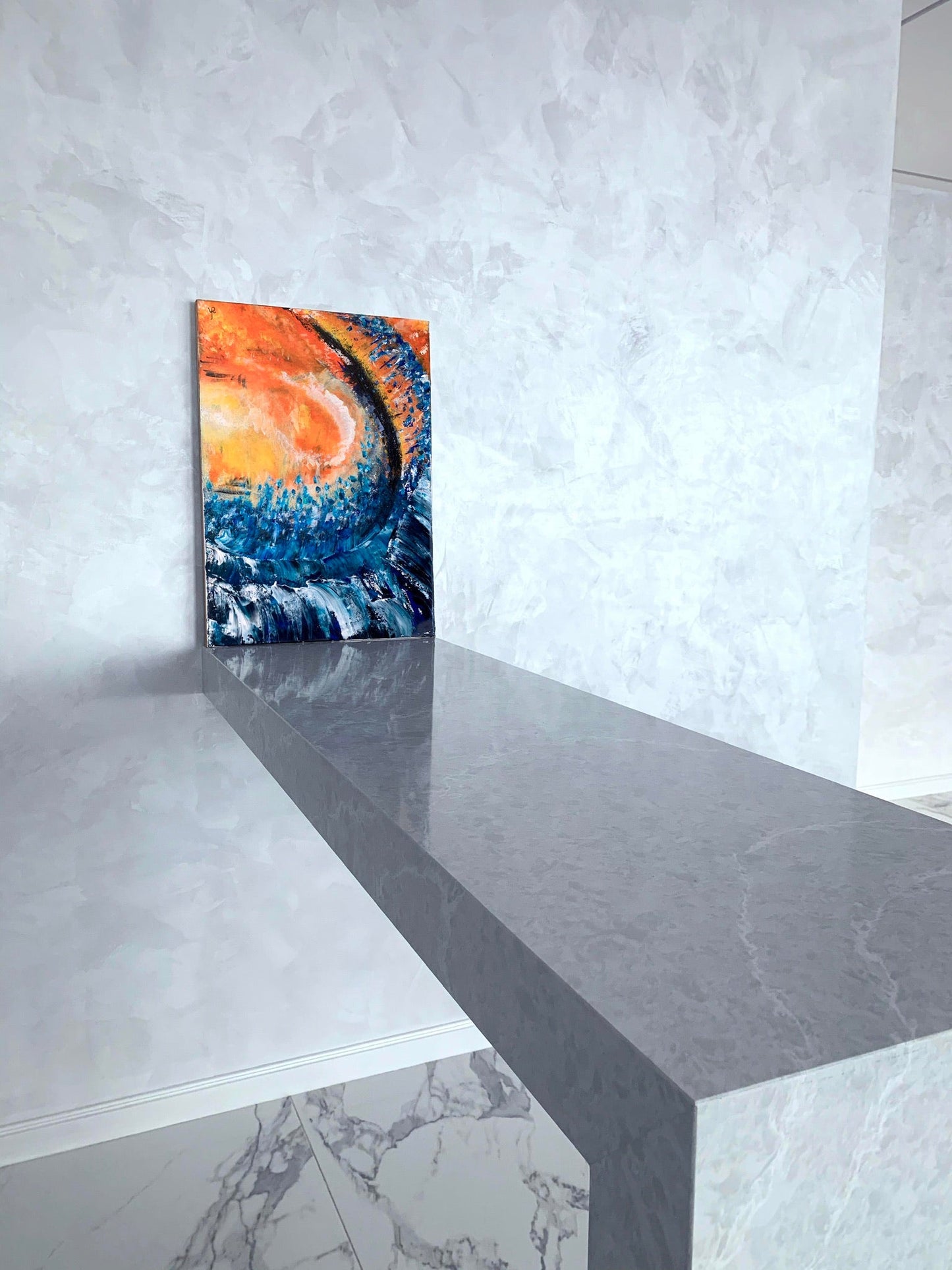 Acrylic abstract artwork