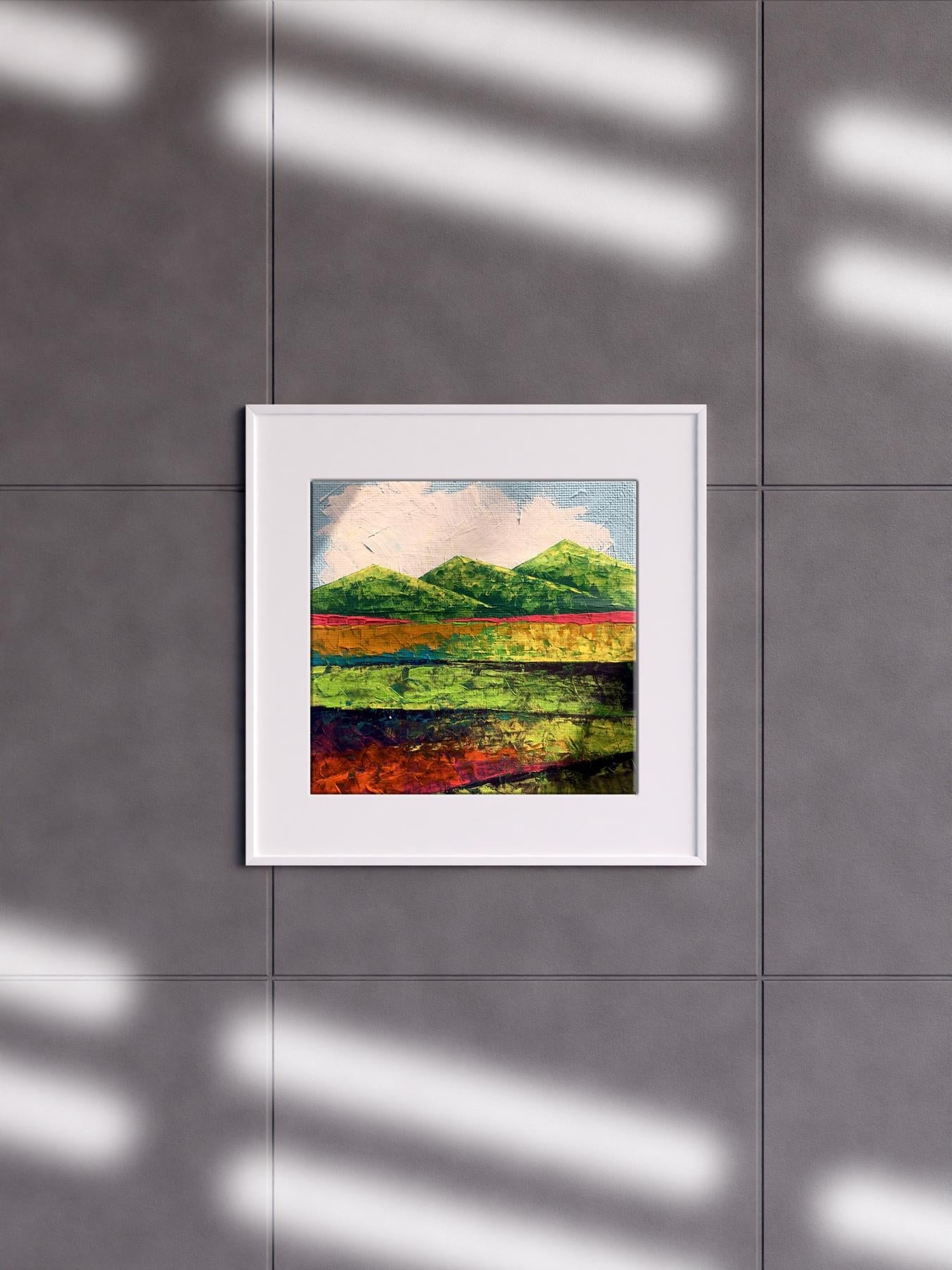 Oil painting In the summer mountains Zadorozhnya V. V.