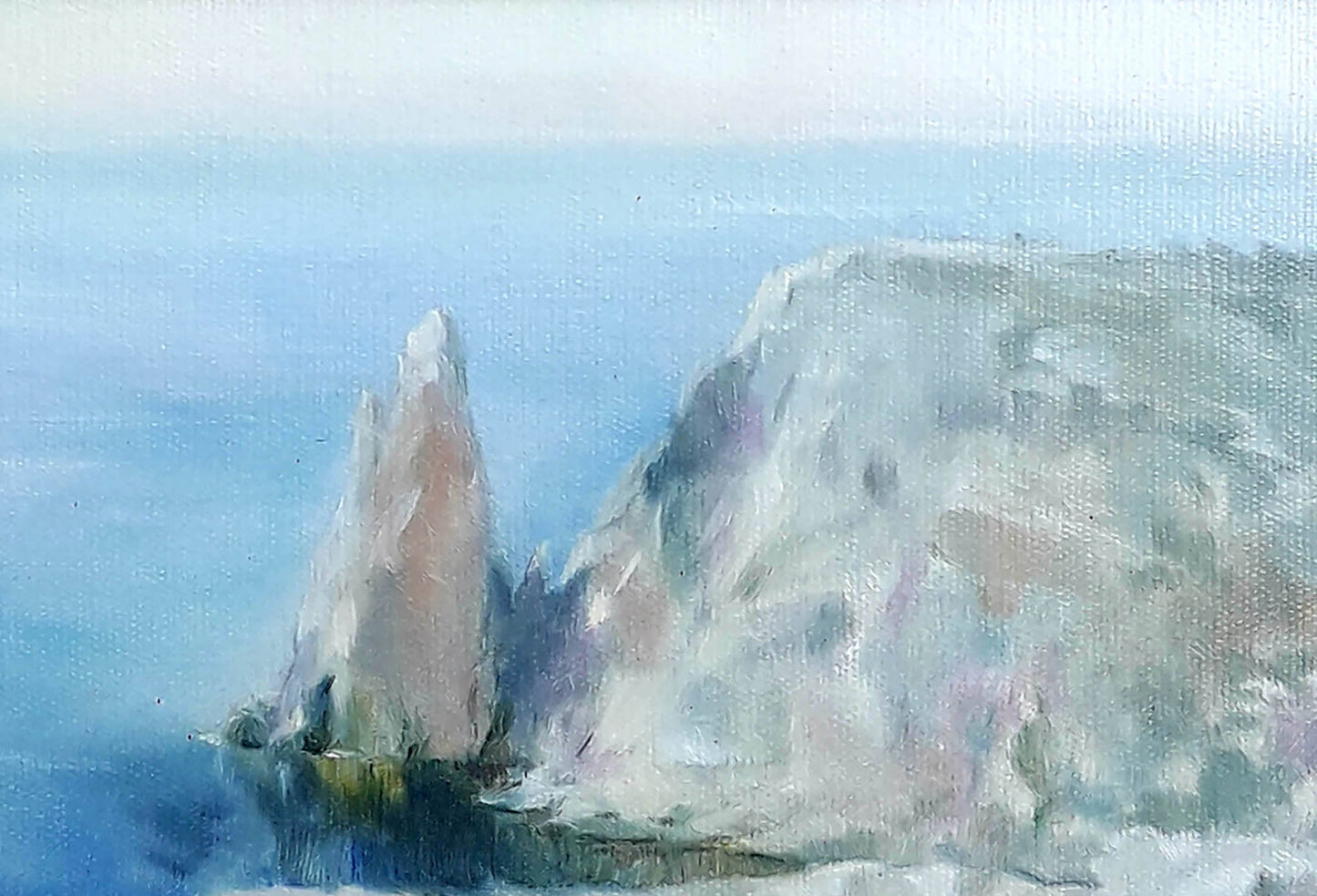 Oil painting Nautical motive Korkishko Vasily