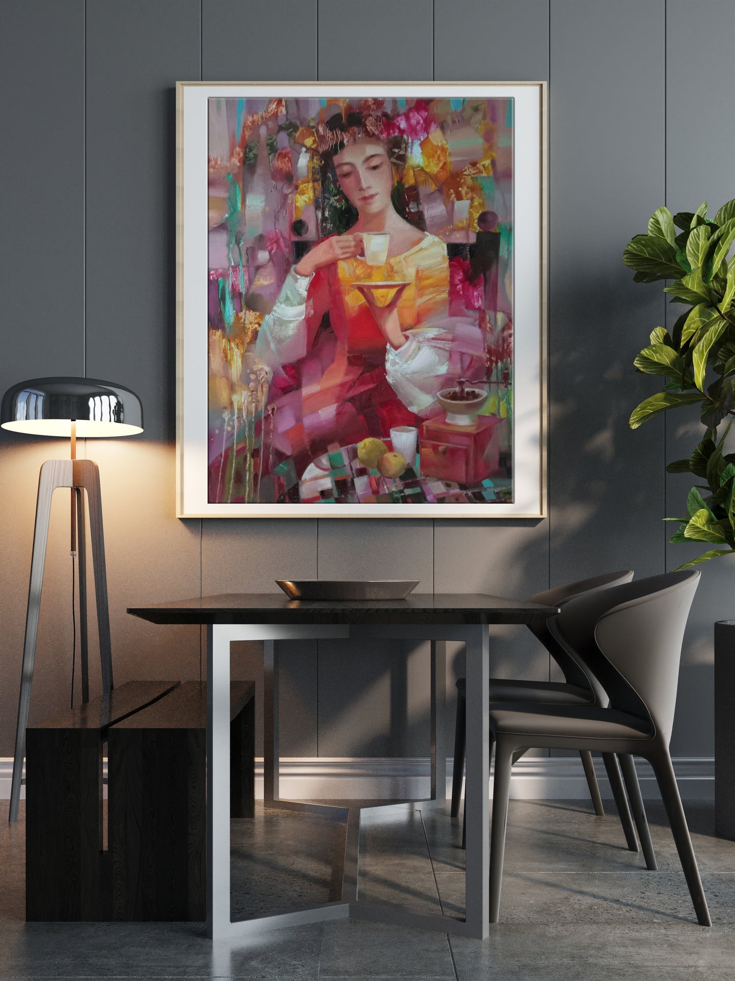 portrait painting room