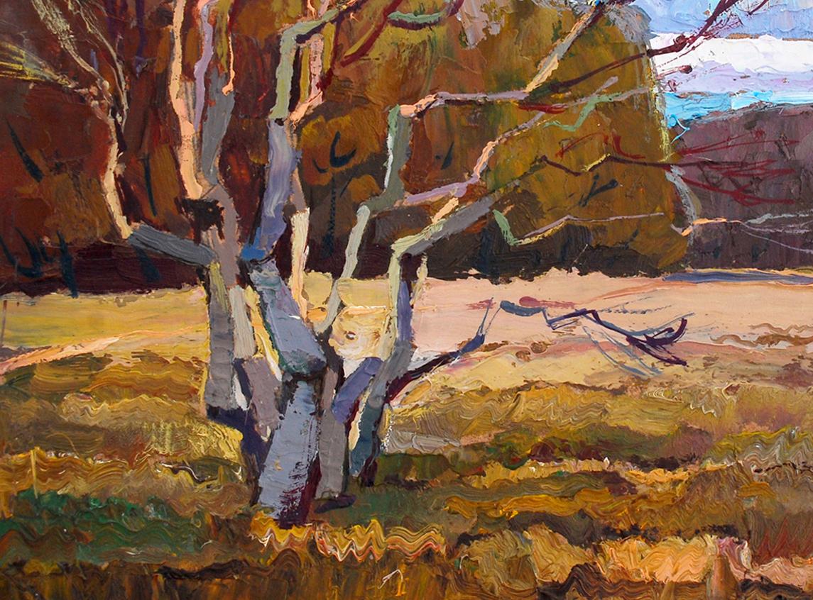 Oil painting Autumn Egor Shvachunov
