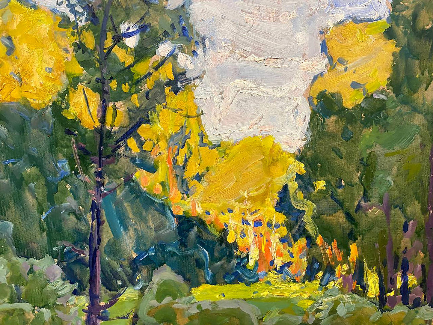 Oil painting Early autumn Kolosovsky Georgy Sergeevich