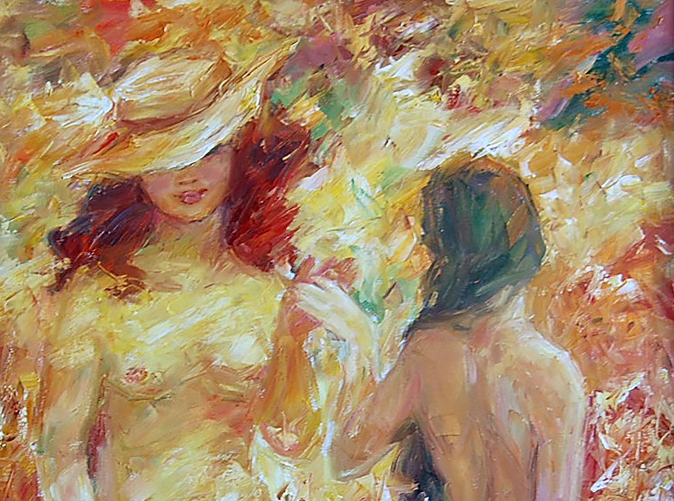 Oil painting Woman portrait