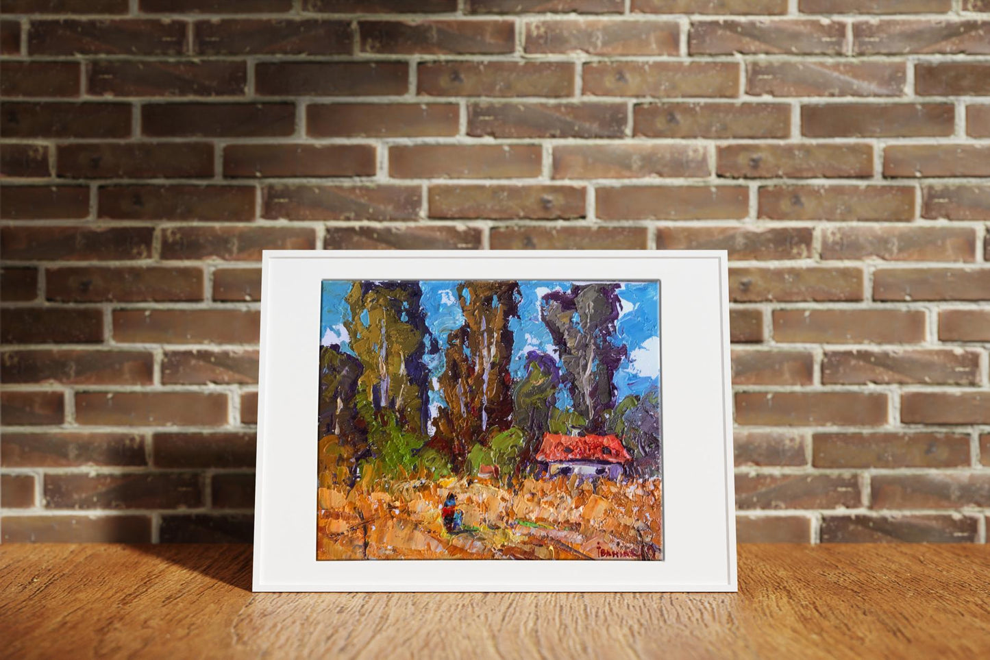 Village landscape Art