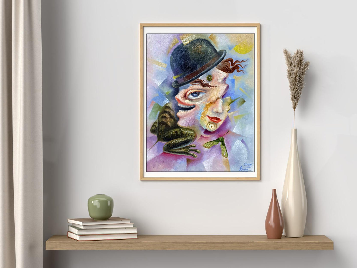 Abstract paintings collection